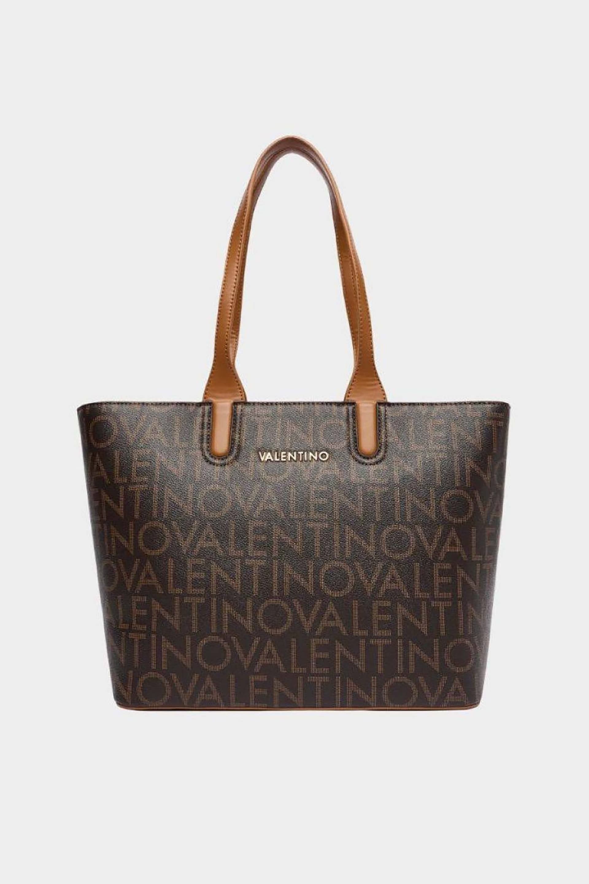 Valentino γυναικεία τσάντα tote με ανάγλυφο και μεταλλικό λογότυπο "Regina"
