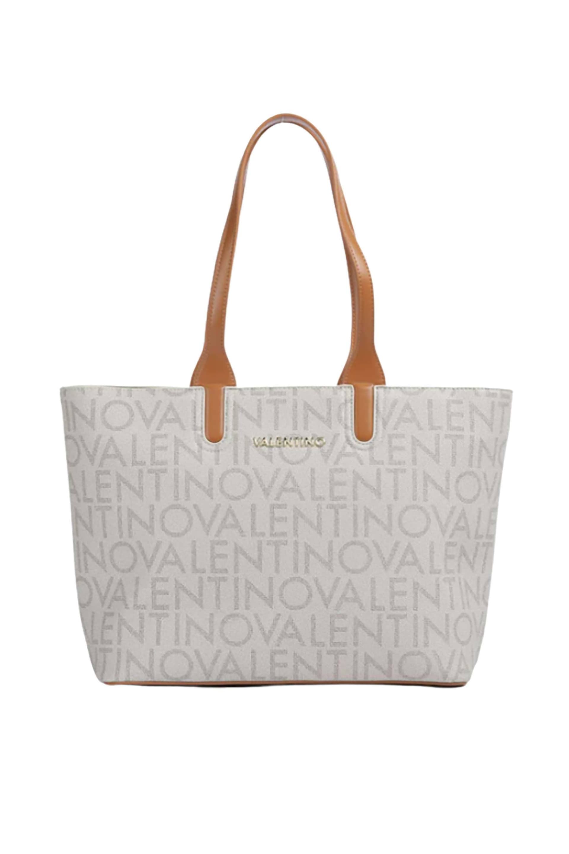 Valentino γυναικεία τσάντα tote με ανάγλυφο και μεταλλικό λογότυπο "Regina"