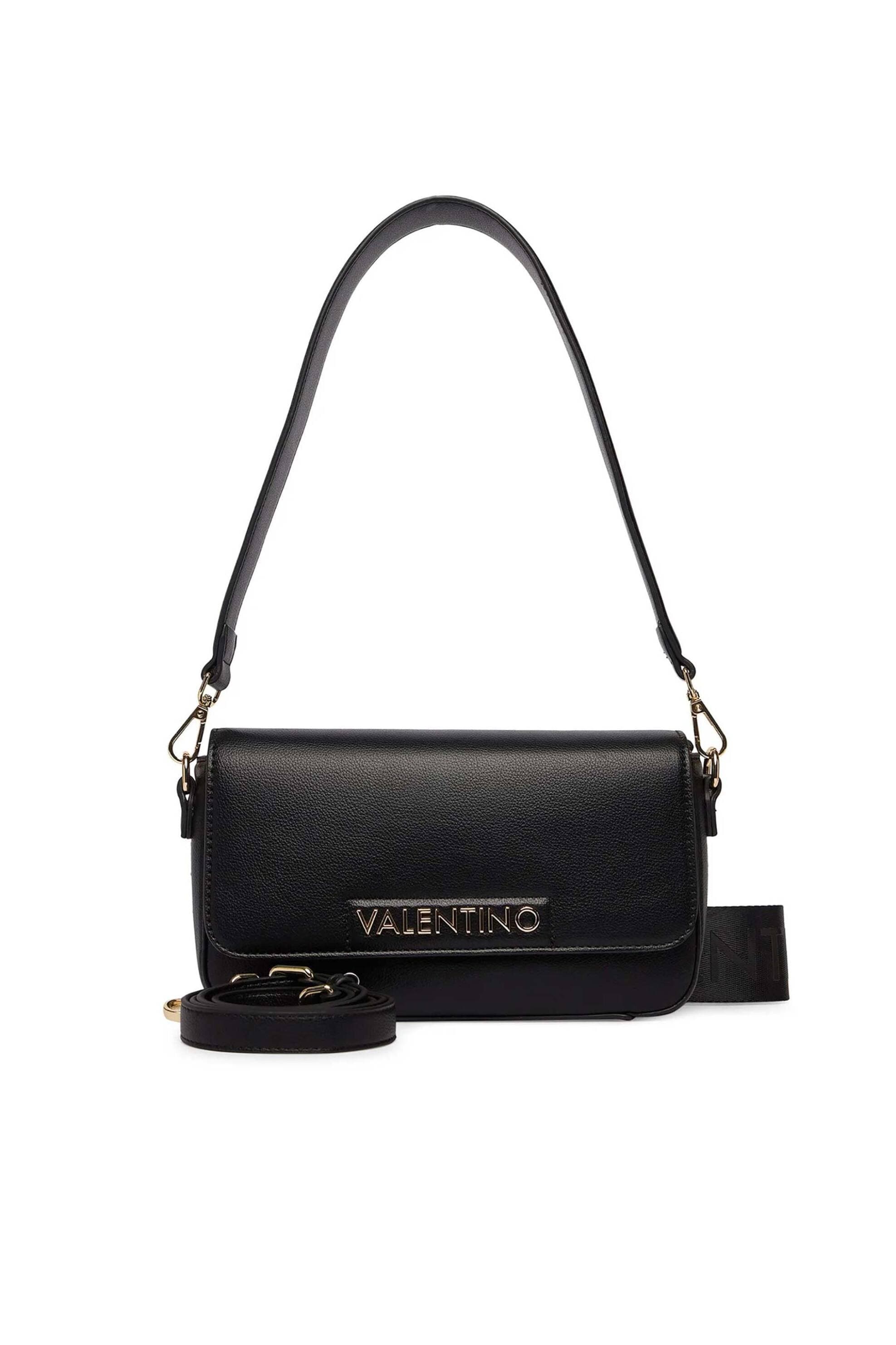 Valentino γυναικεία τσάντα ώμου/crossbody με μεταλλικό λογότυπο "Aury Re"