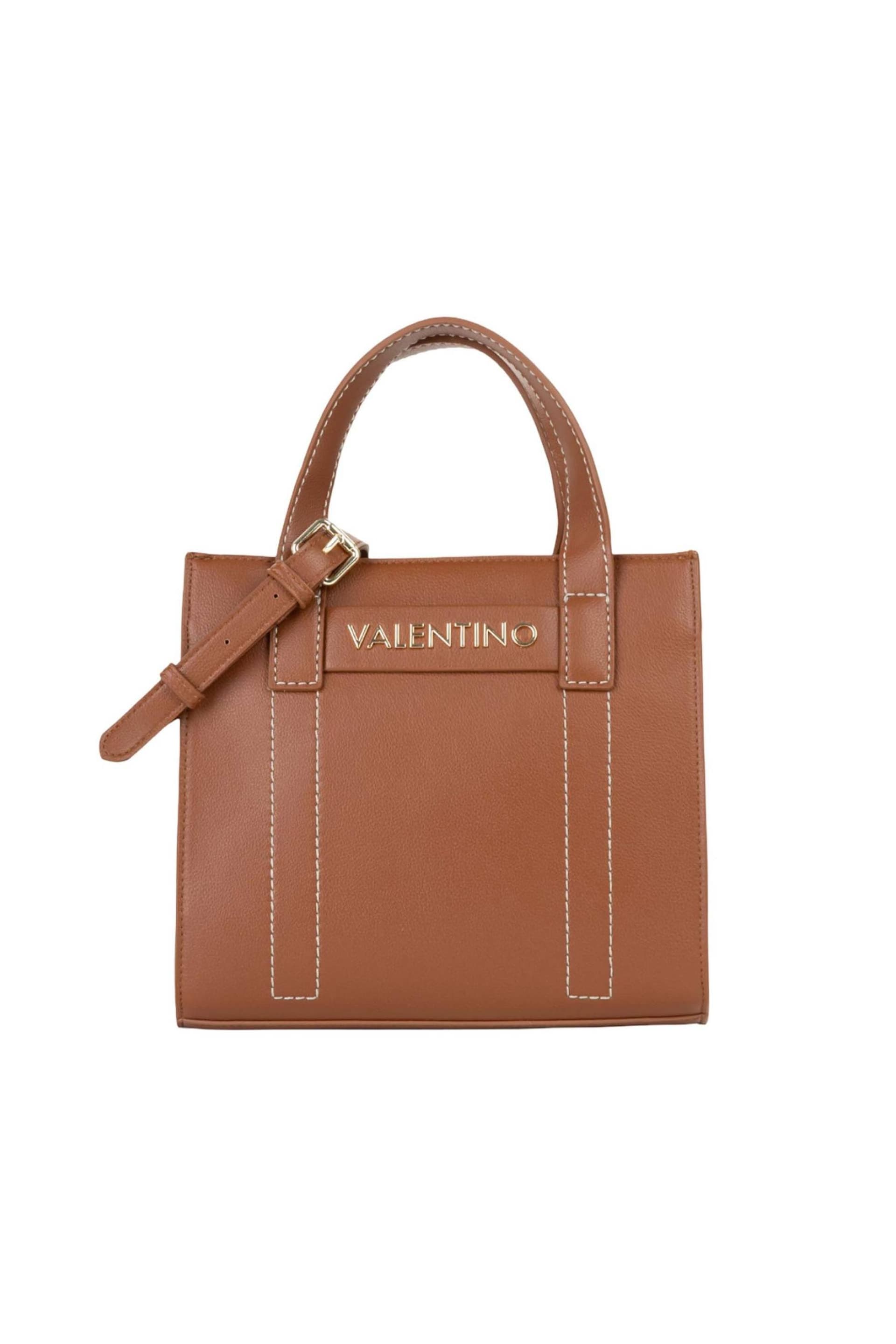 Valentino γυναικεία τσάντα χειρός με μεταλλικό λογότυπο "Aury Re"