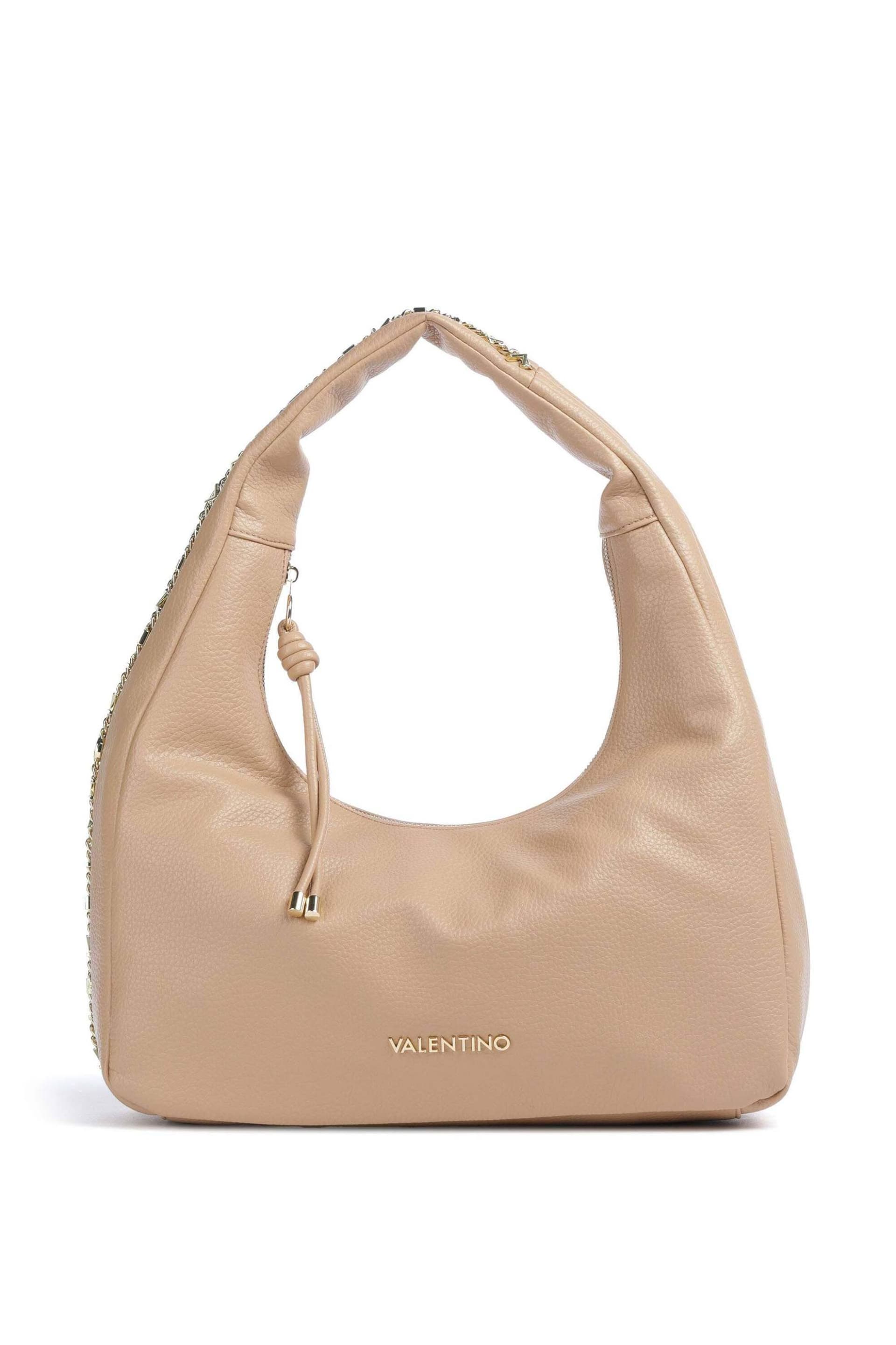 Valentino γυναικεία τσάντα ώμου hobo με ανάγλυφο και μεταλλικό λογότυπο "Harmonia"