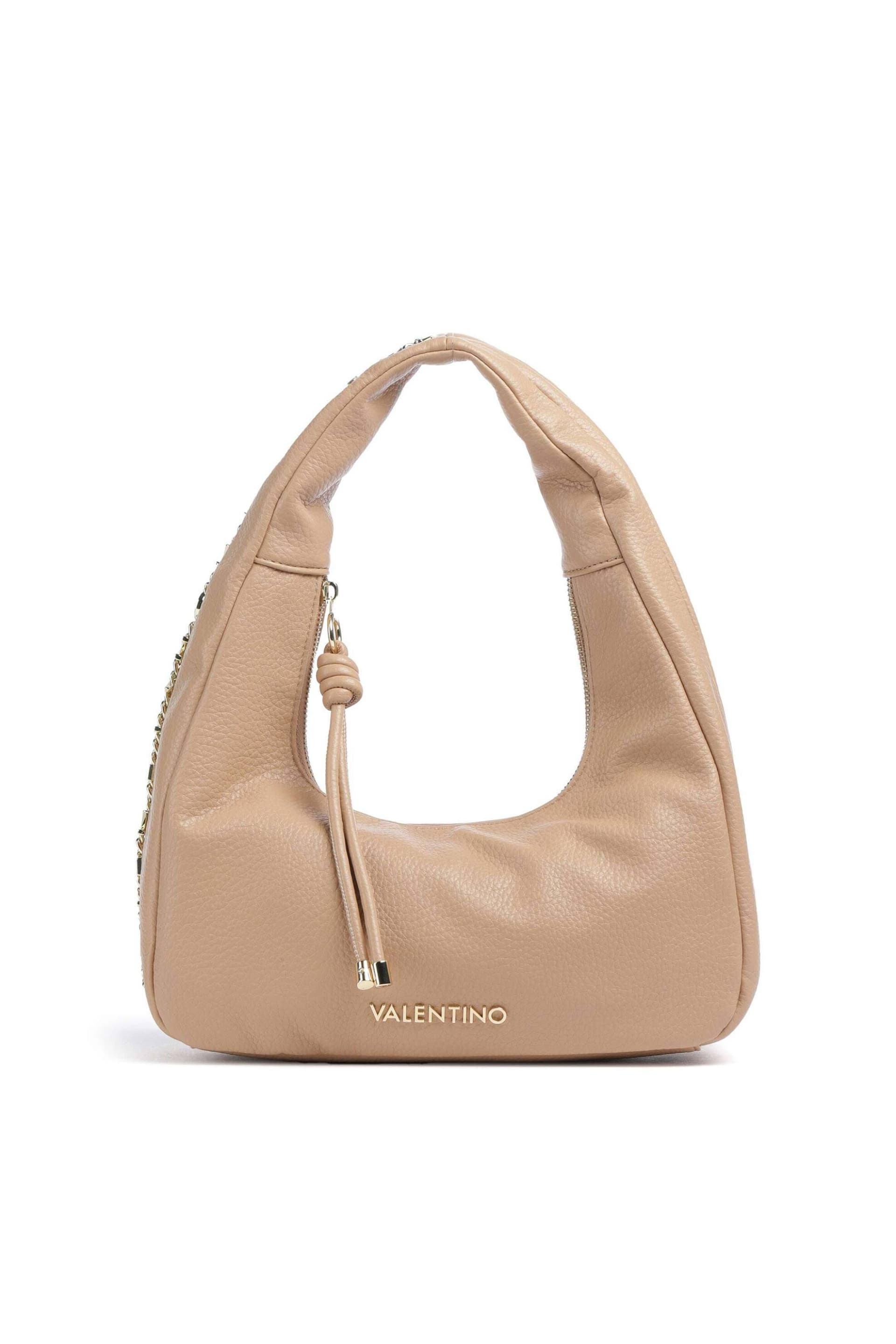 Valentino γυναικεία τσάντα ώμου hobo με ανάγλυφο και μεταλλικό λογότυπο "Harmonia"