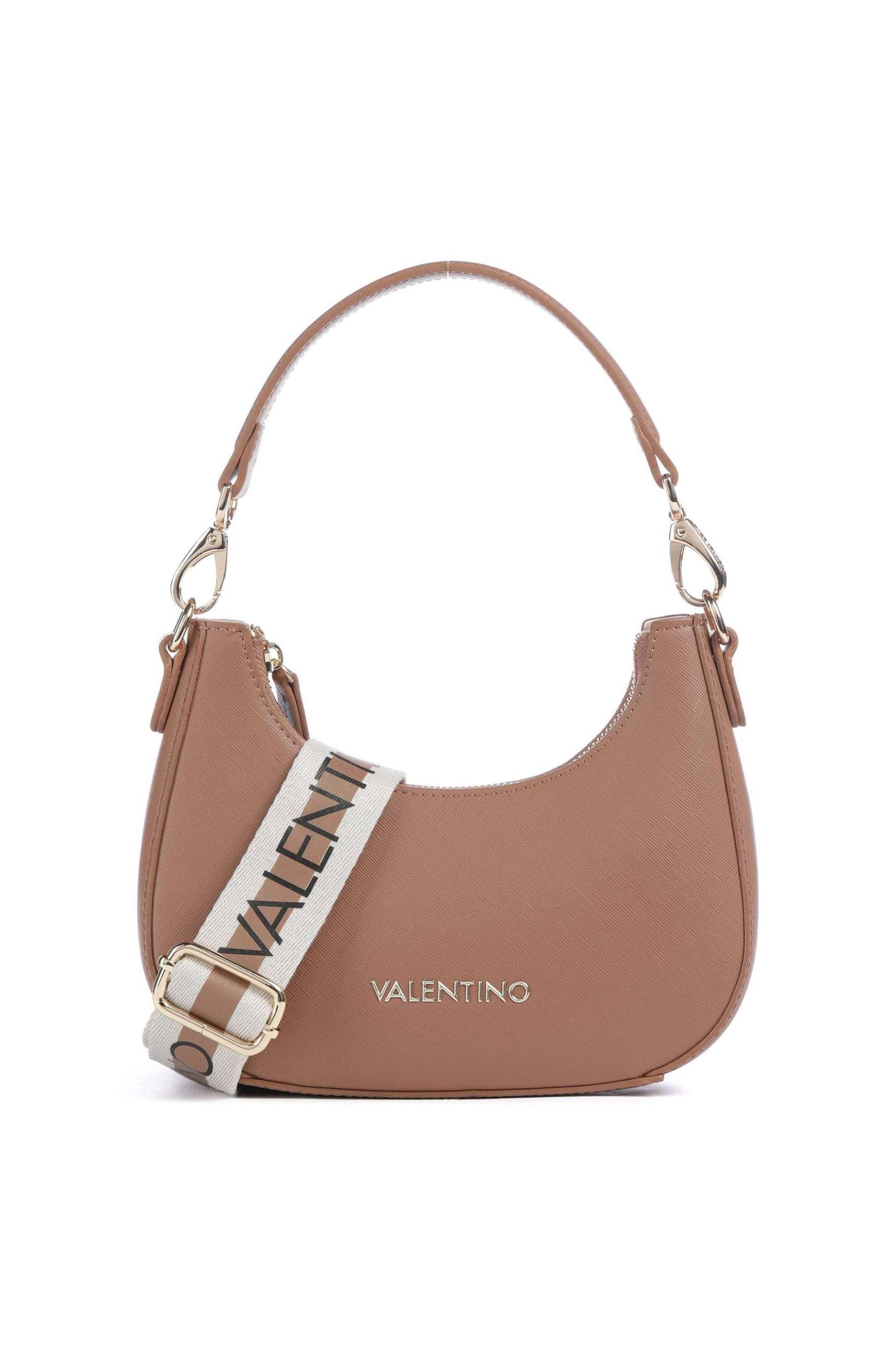 Valentino γυναικεία τσάντα ώμου με μεταλλικό λογότυπο "Zero"
