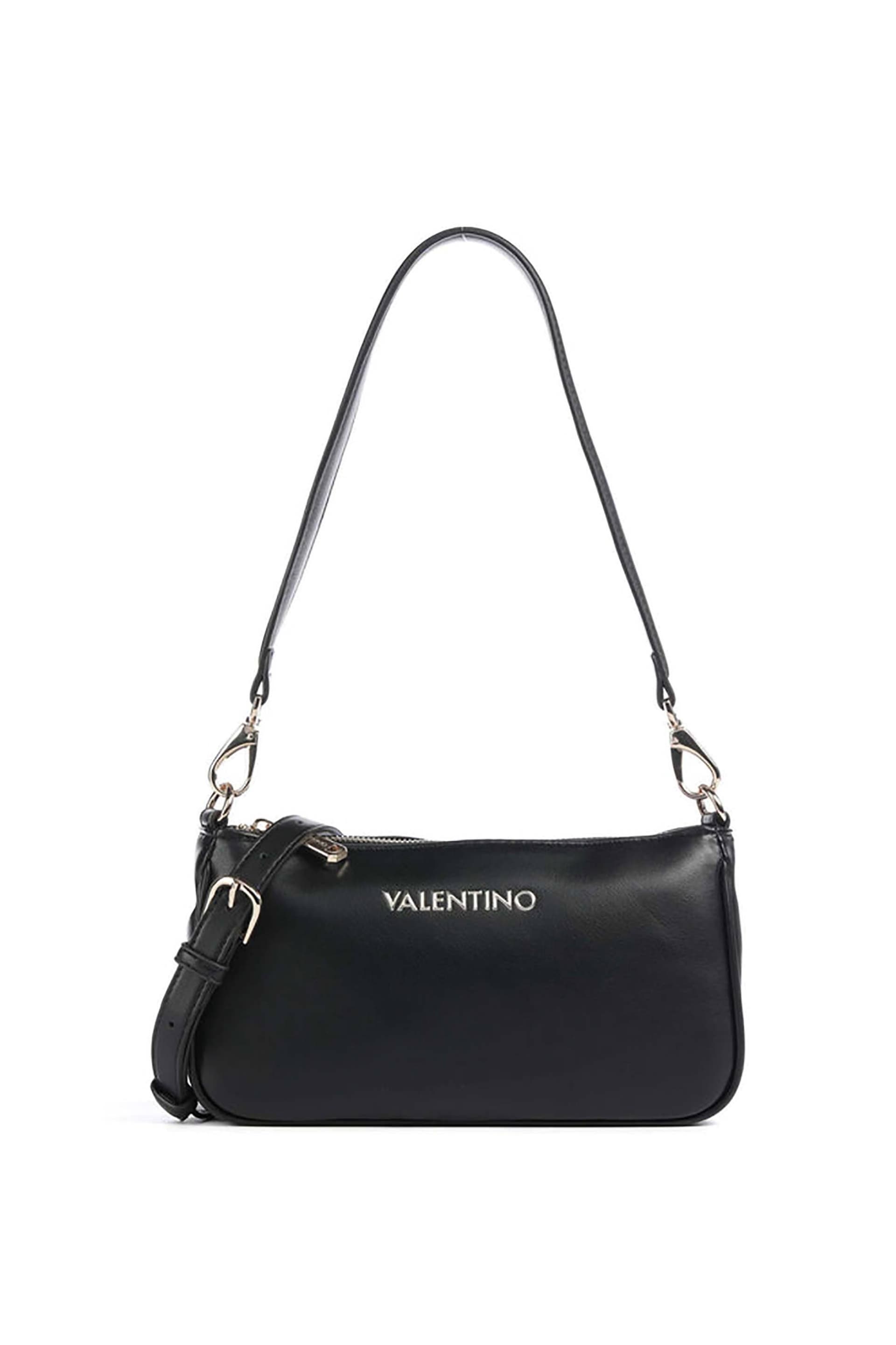 Valentino γυναικεία τσάντα ώμου με μεταλλικό λογότυπο "Clio Re"