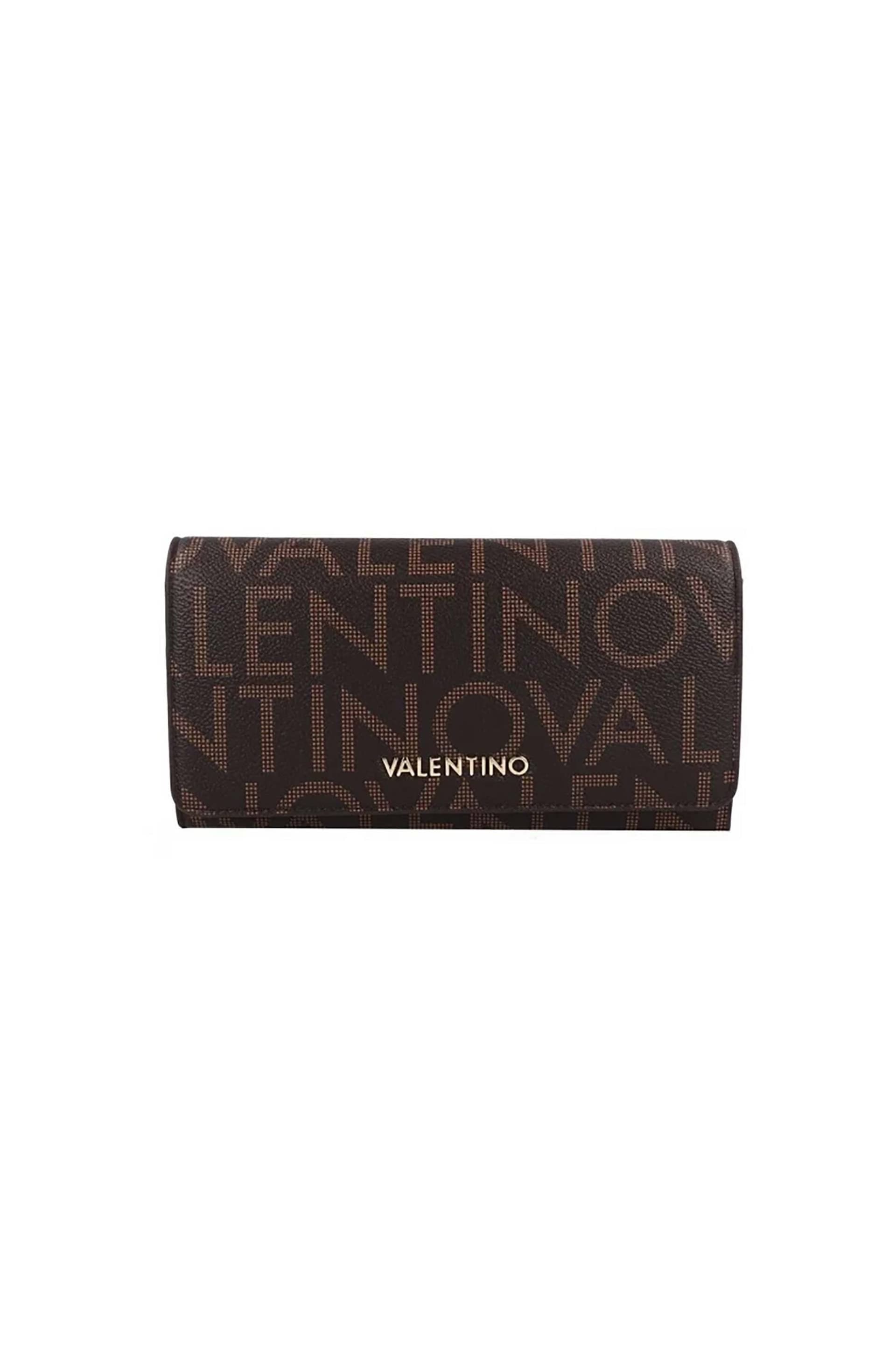 Valentino γυναικείο πορτοφόλι με all-over logo print "Regina Re" | ONE SIZE