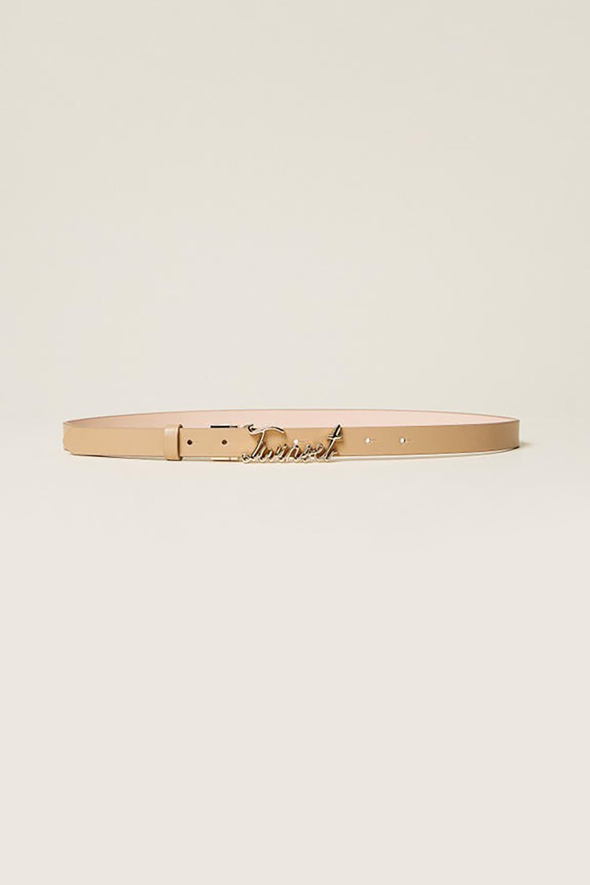 Twinset γυναικεία ζώνη διπλής όψης με μεταλλική αγκράφα