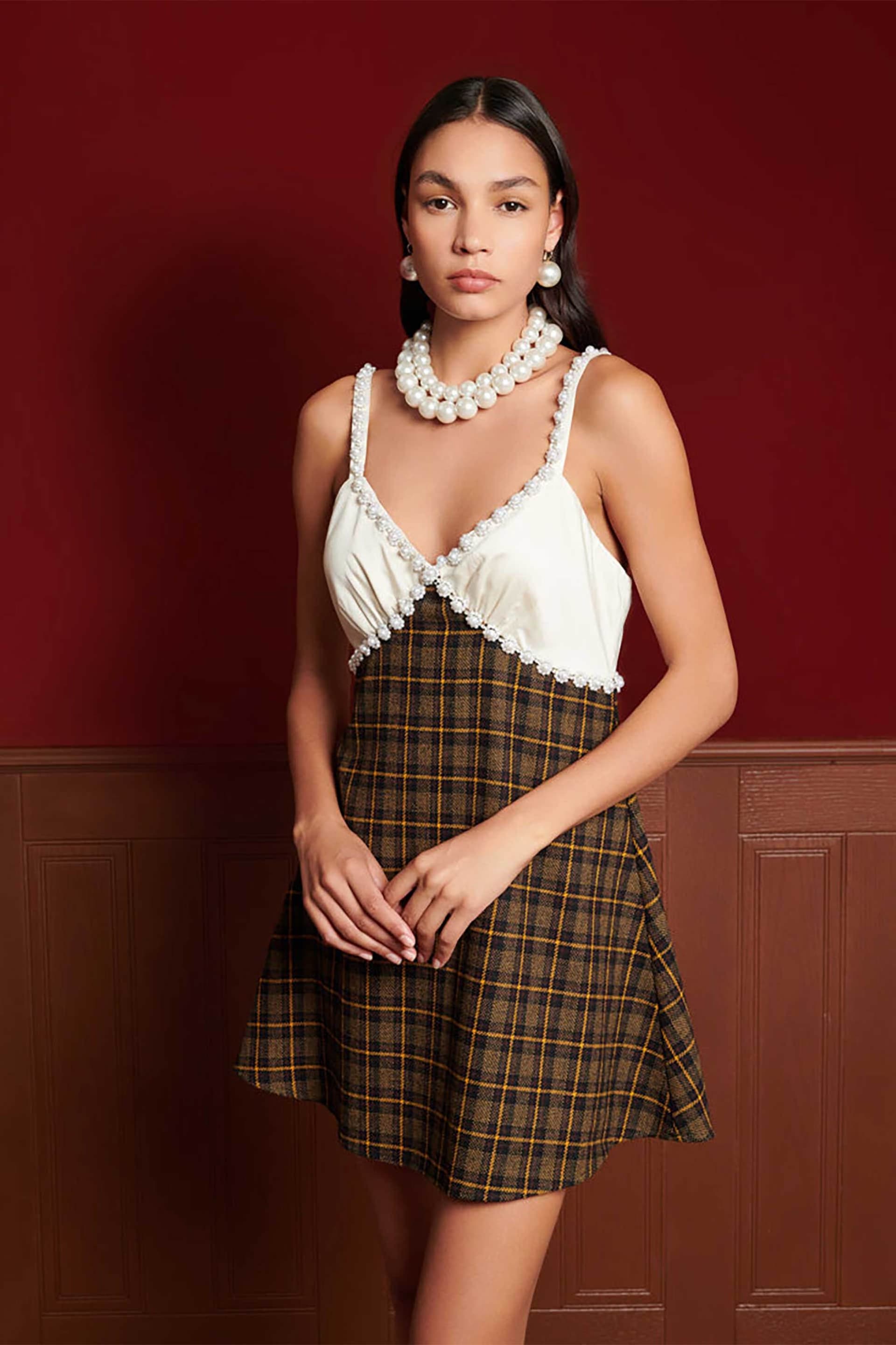 Sister Jane γυναικείο mini φόρεμα "Vienna Check"