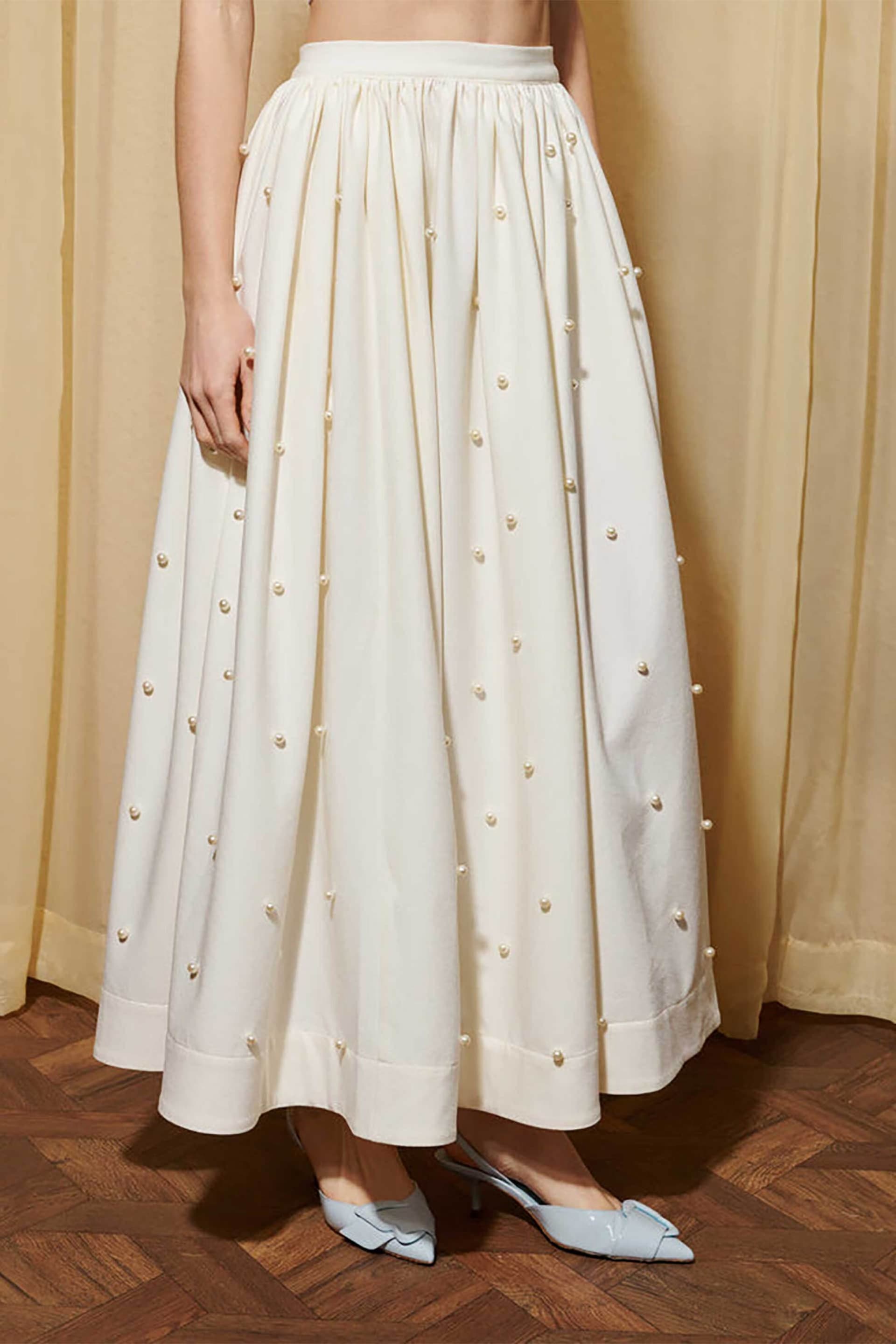 Sister Jane γυναικεία maxi φούστα με πέρλες "Dream Ray Days"