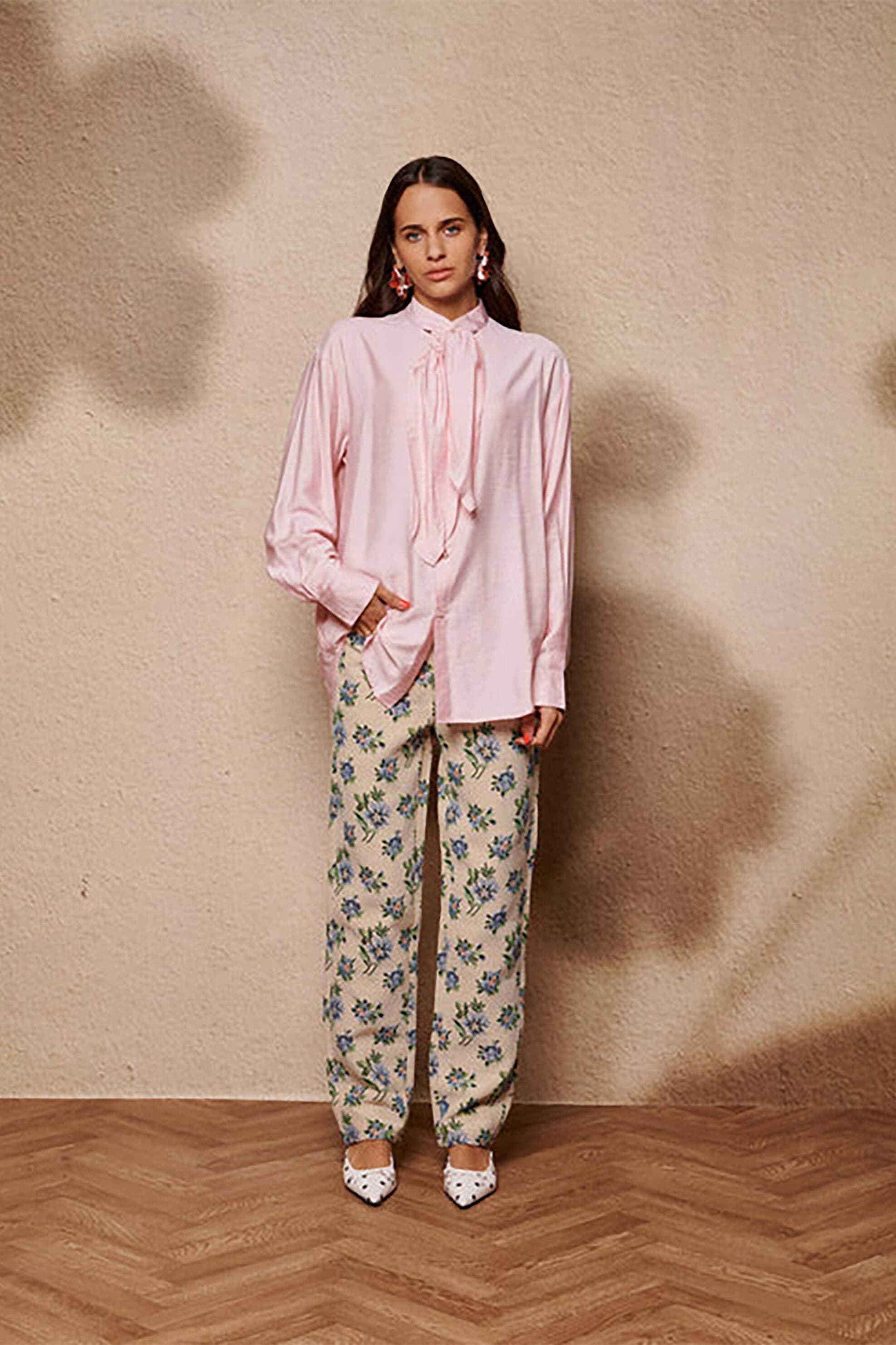 Sister Jane γυναικείο παντελόνι με floral print "Cyrus Tapestry"