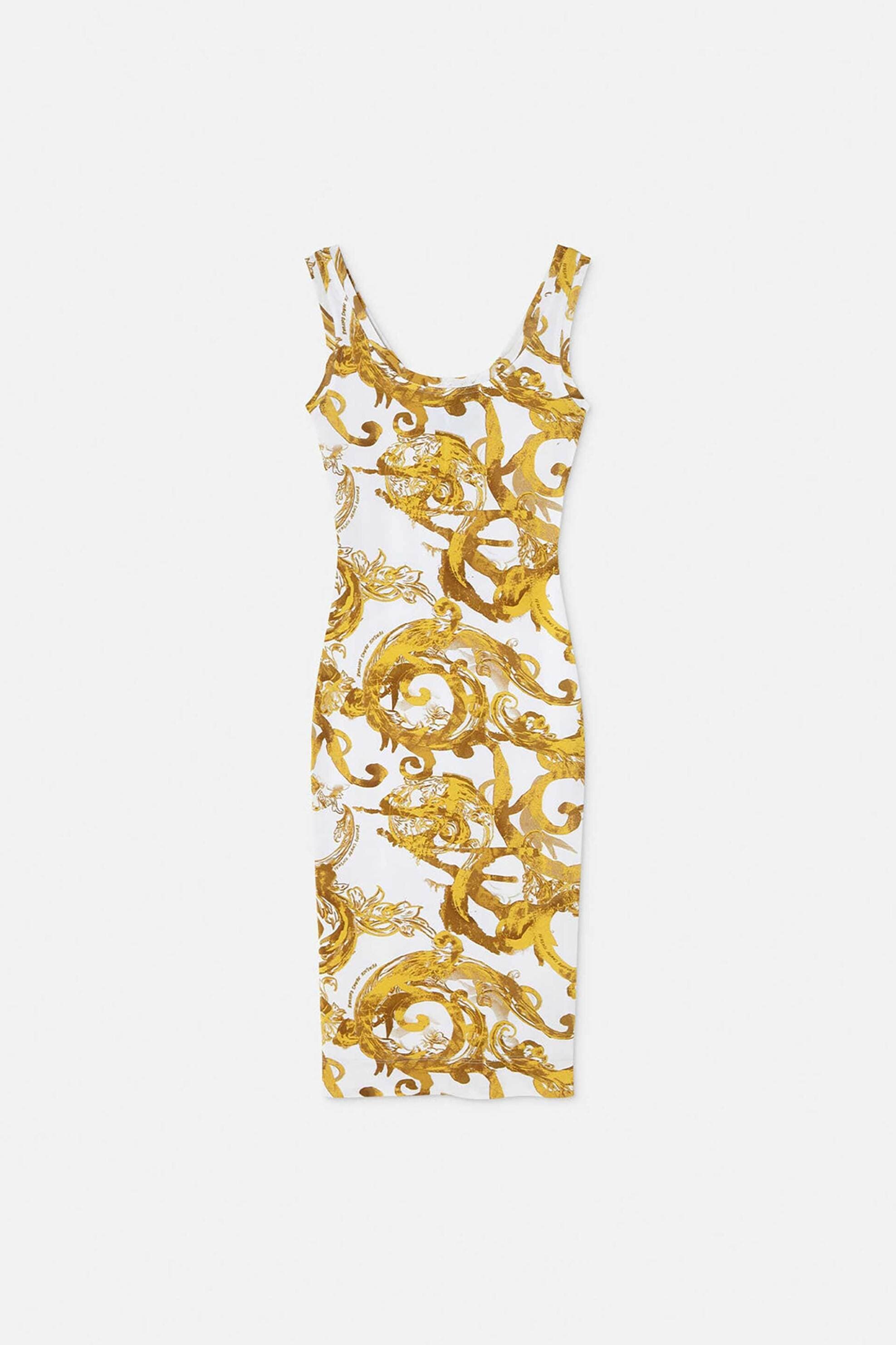 Versace Jeans Couture γυναικείο midi φόρεμα με all-over signature Baroque print | 44
