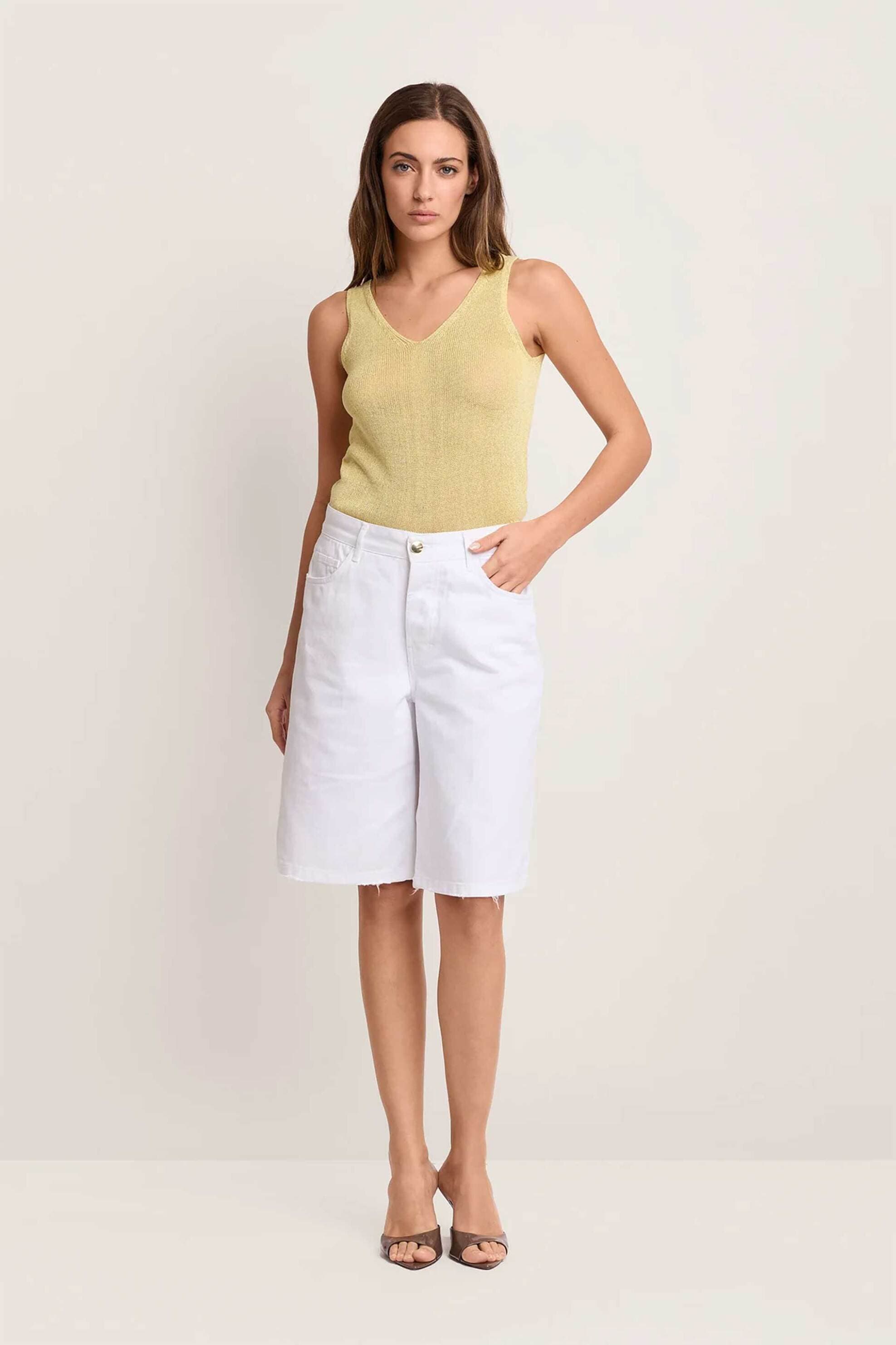 Kocca γυναικεία βερμούδα με wide leg "Licinia"