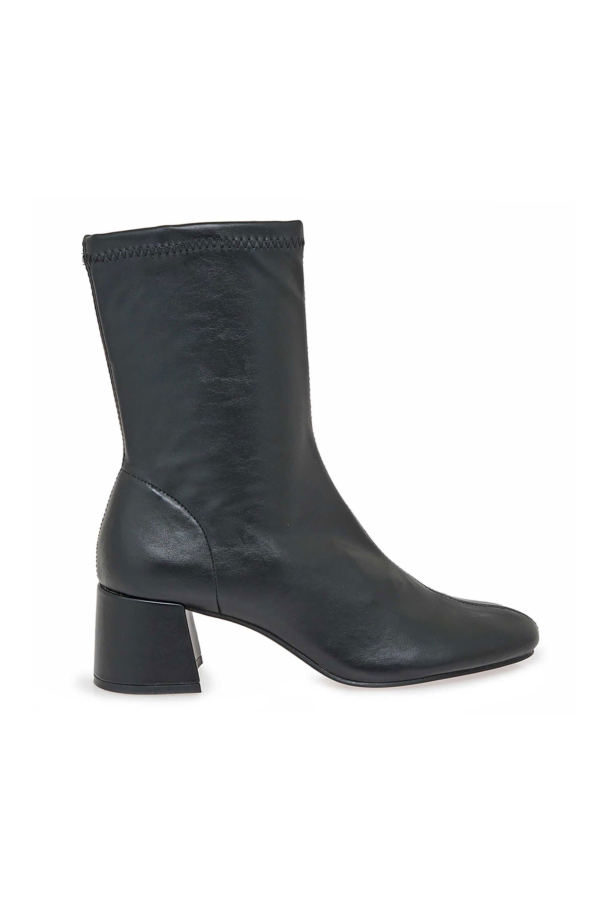 Corina γυναικεία μποτάκια με χοντρό τακούνι | 38