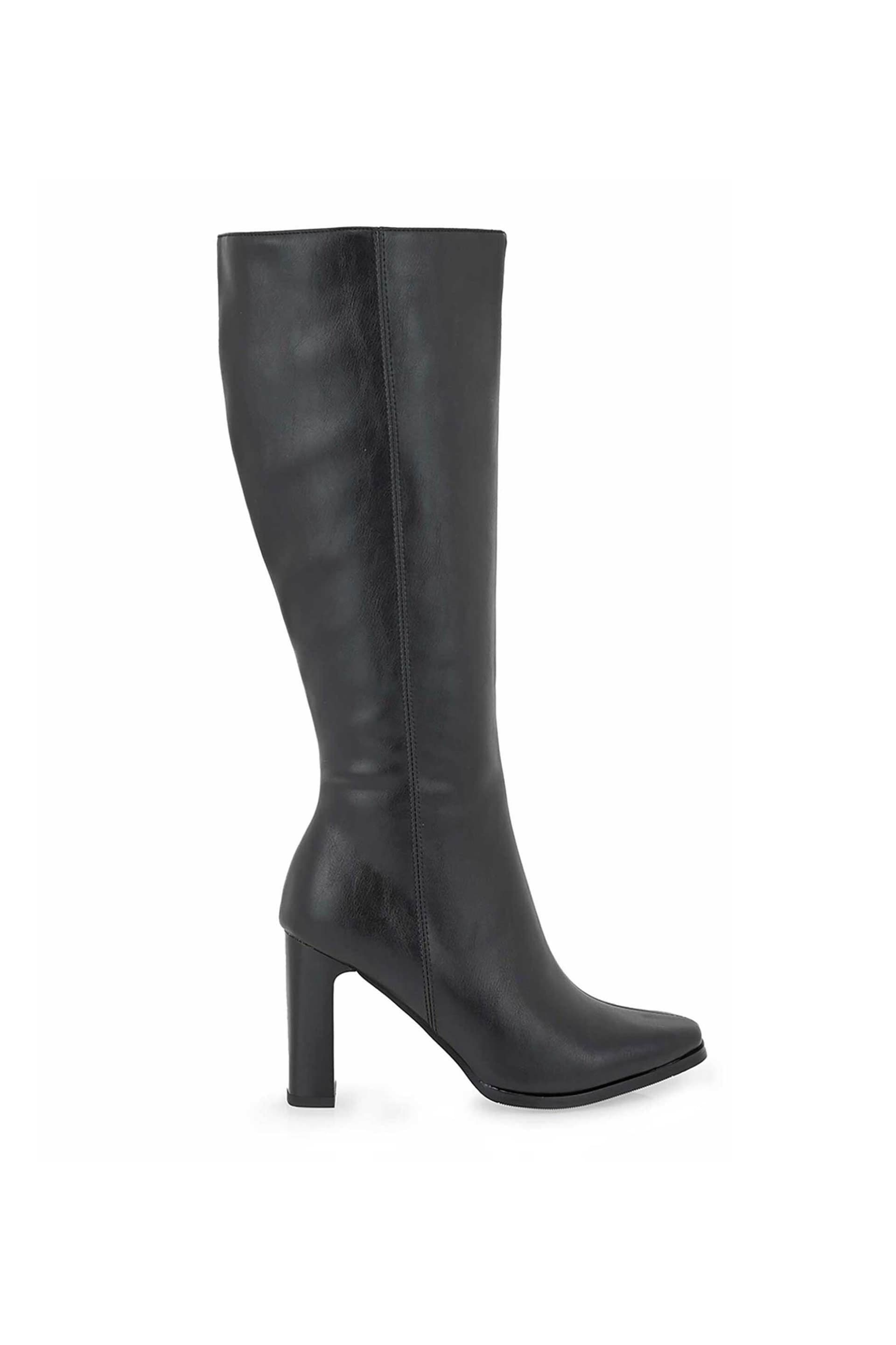 Exe γυναικείες μπότες με χοντρό τακούνι