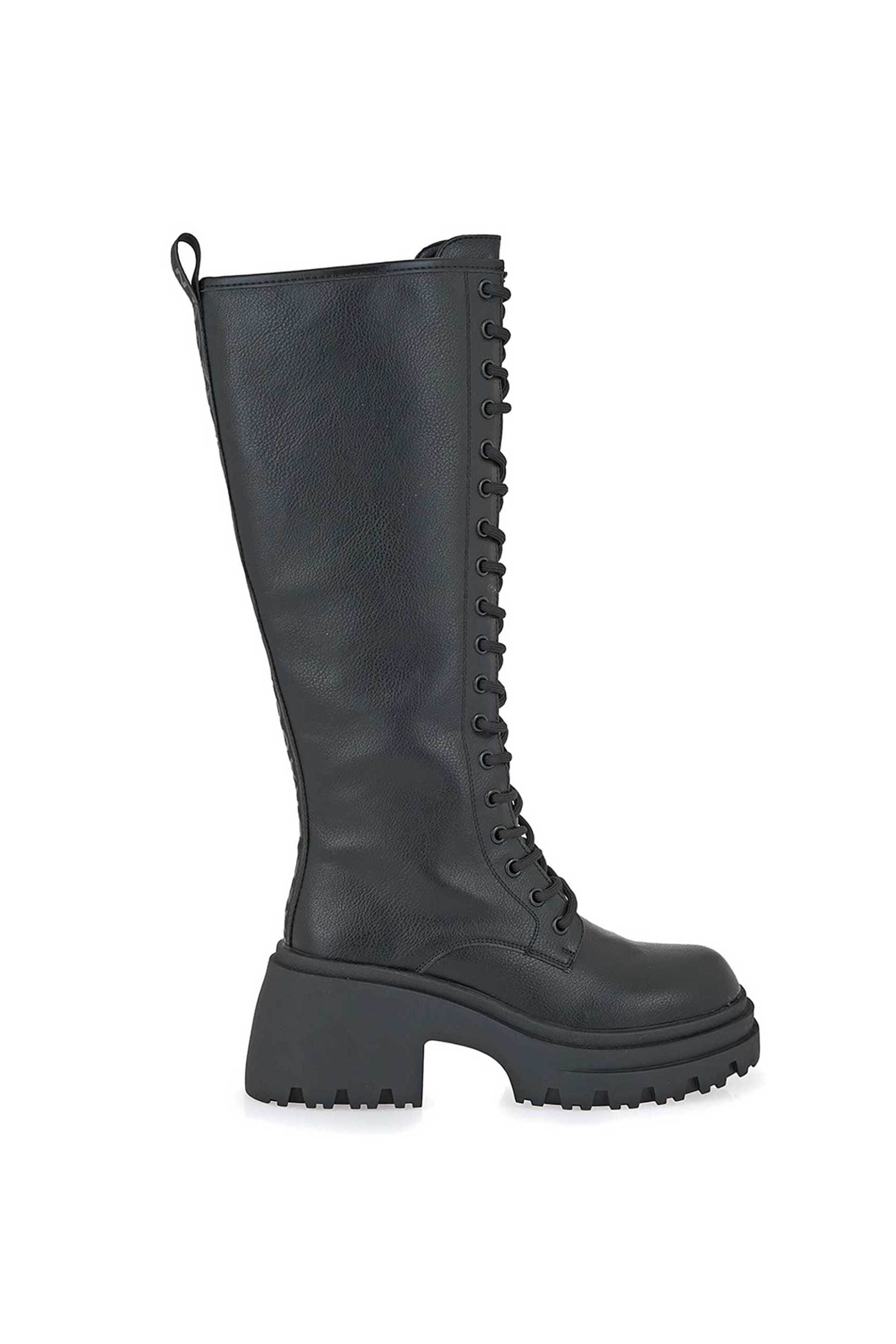 Tsakiris Mallas γυναικείες μπότες με κορδόνια και chunky σόλα "Dragon & Blaze"