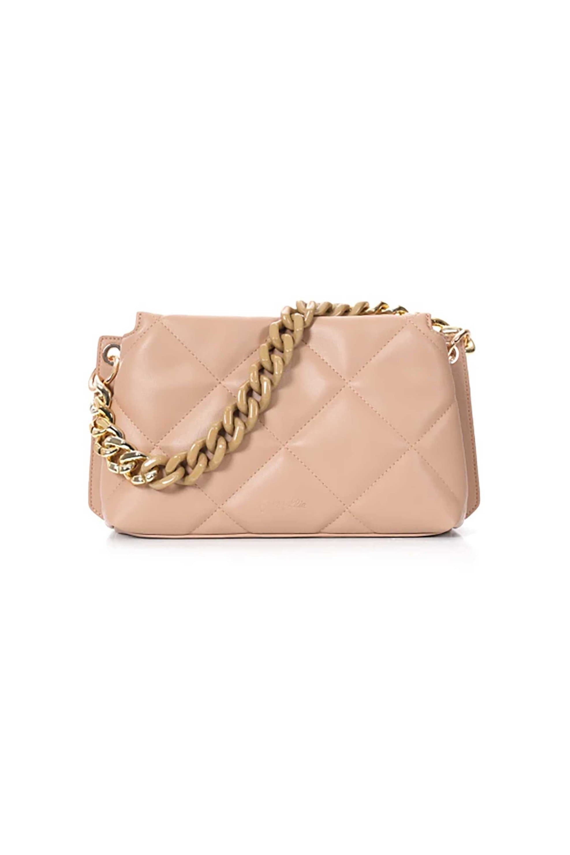 Folli Follie γυναικεία καπιτονέ τσάντα crossbody "Hype me up"