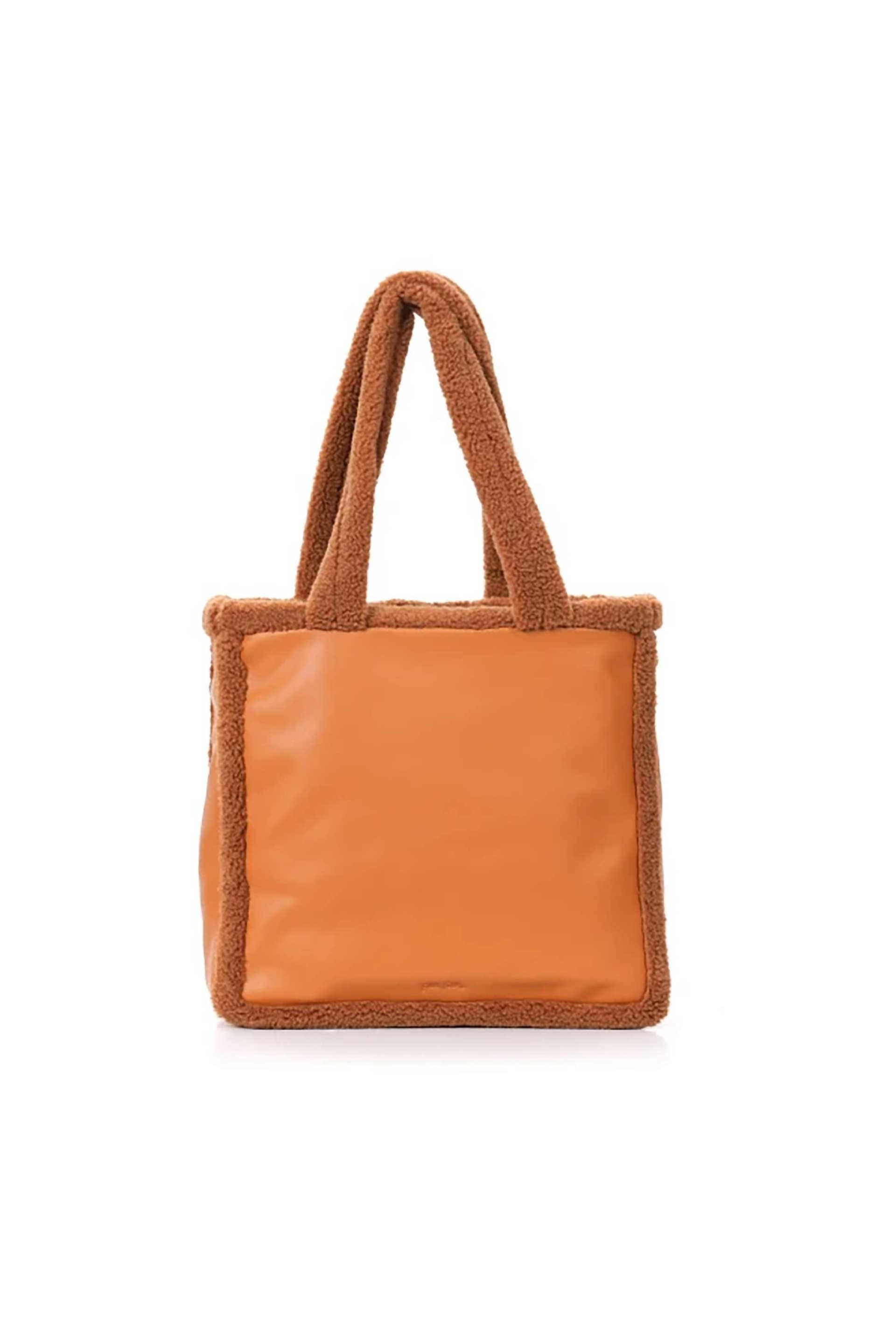 Folli Follie γυναικεία τσάντα tote δύο όψεων "Furry Tales"