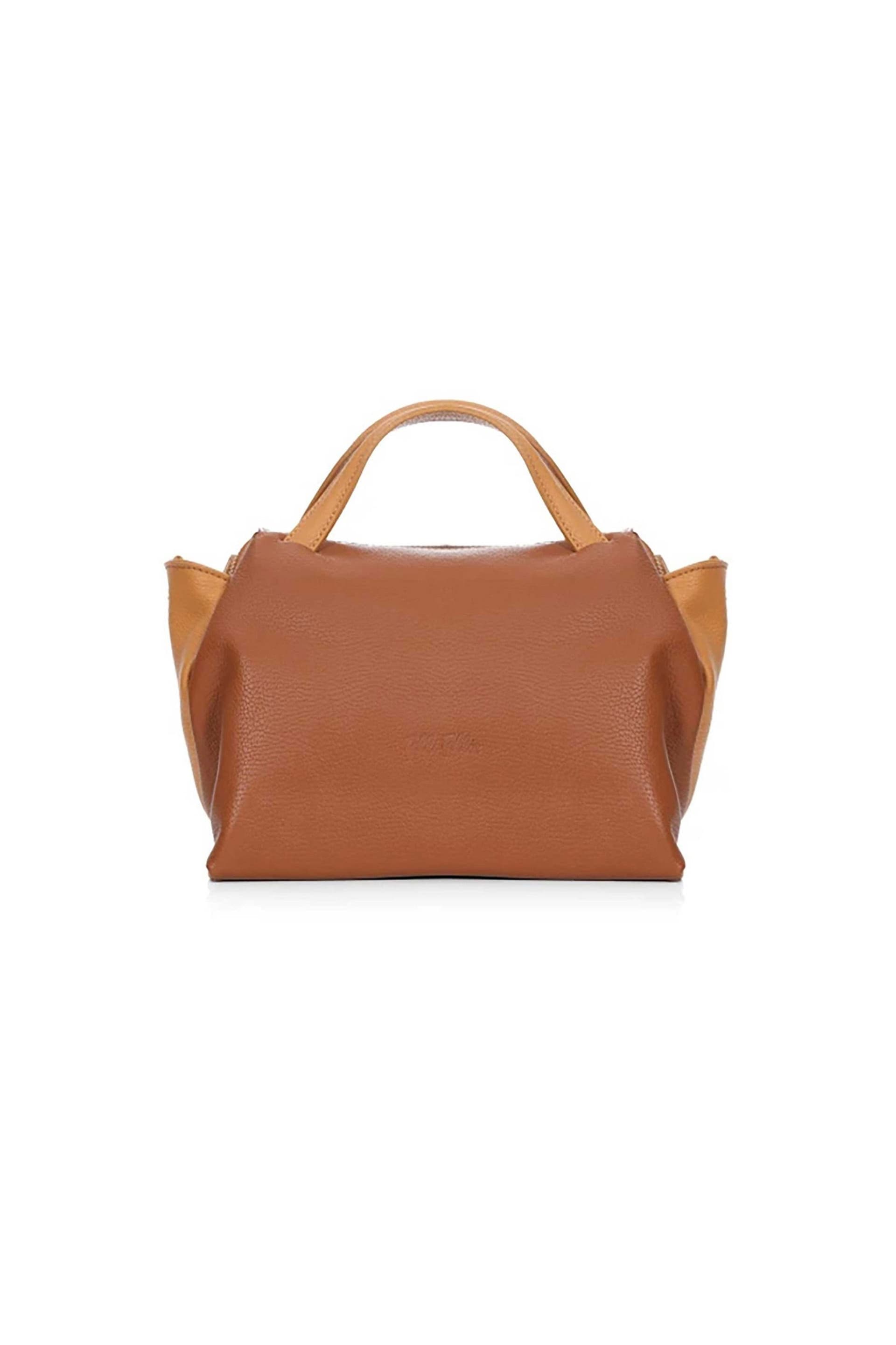 Folli Follie γυναικεία δερμάτινη τσάντα χειρός "Metropolitan Fab"