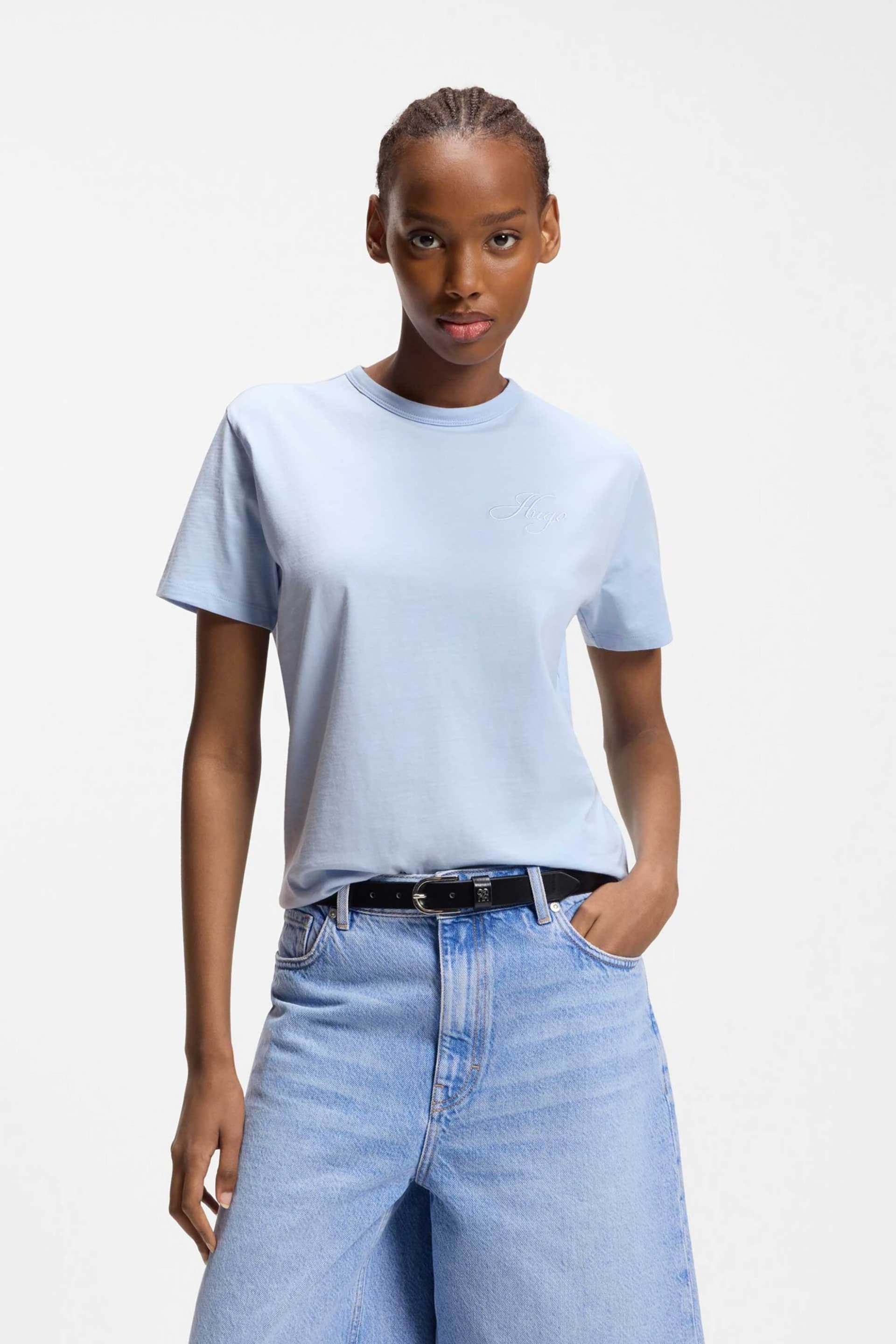 Hugo Boss γυναικείο Τ-shirt μονόχρωμο "Damacia_7"