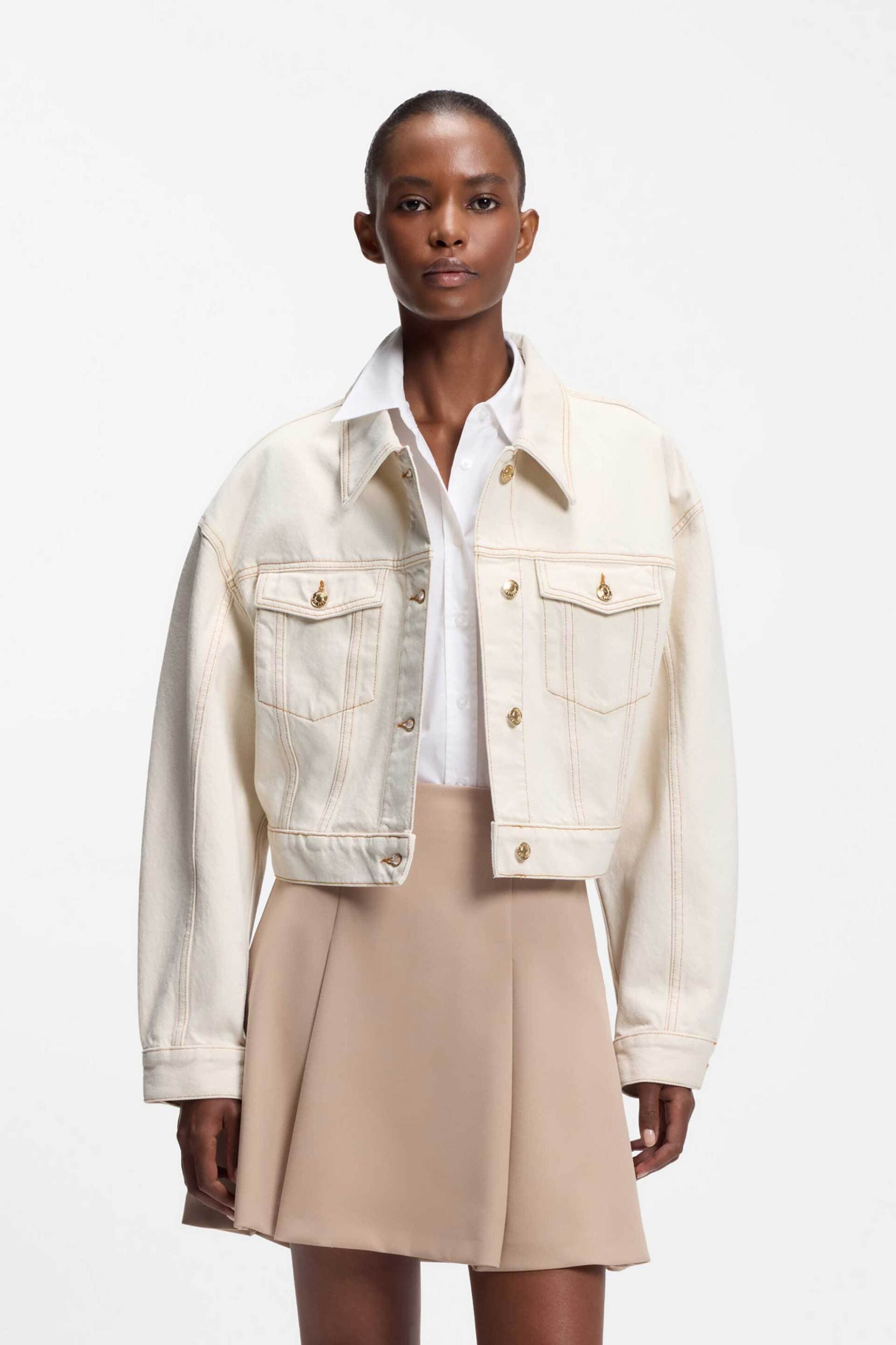 Hugo Boss γυναικείο denim jacket Relaxed Fit "Gisolia"