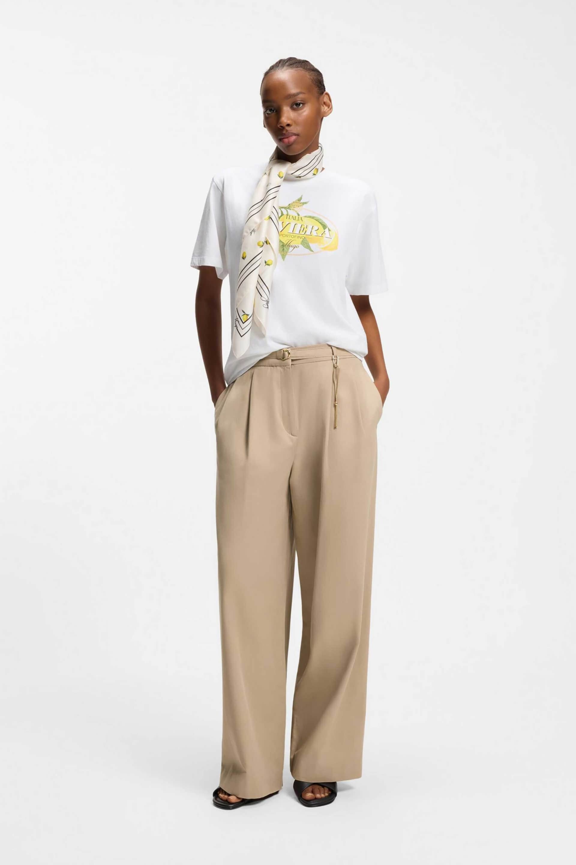 Hugo Boss γυναικείο παντελόνι Straight Fit "Henesa-2-W"