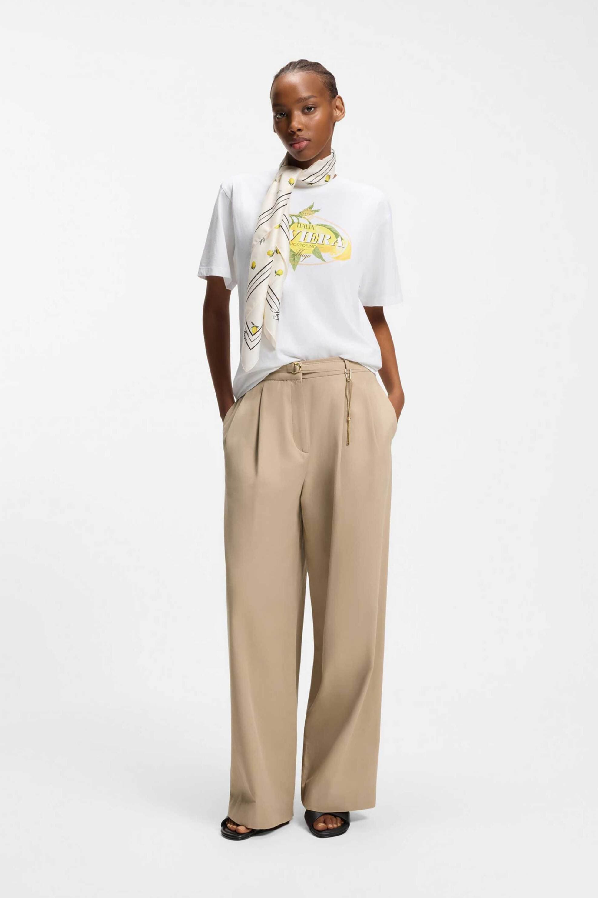 Hugo Boss γυναικείο παντελόνι Straight Fit "Henesa-2-W"