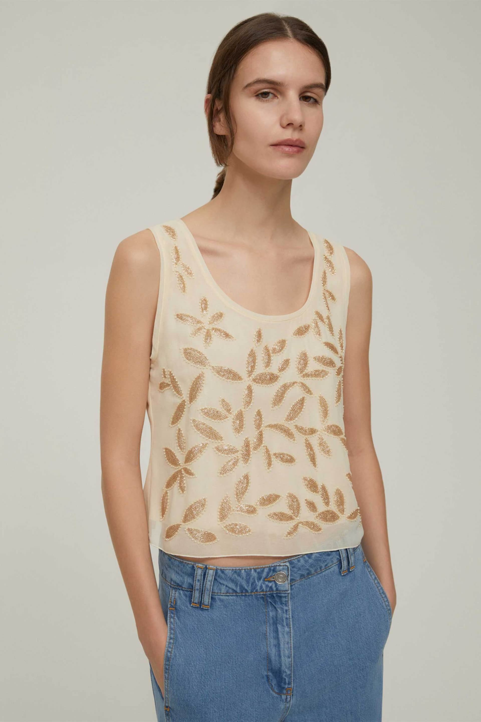 Pennyblack γυναικείο τοπ με κέντημα "Odette"