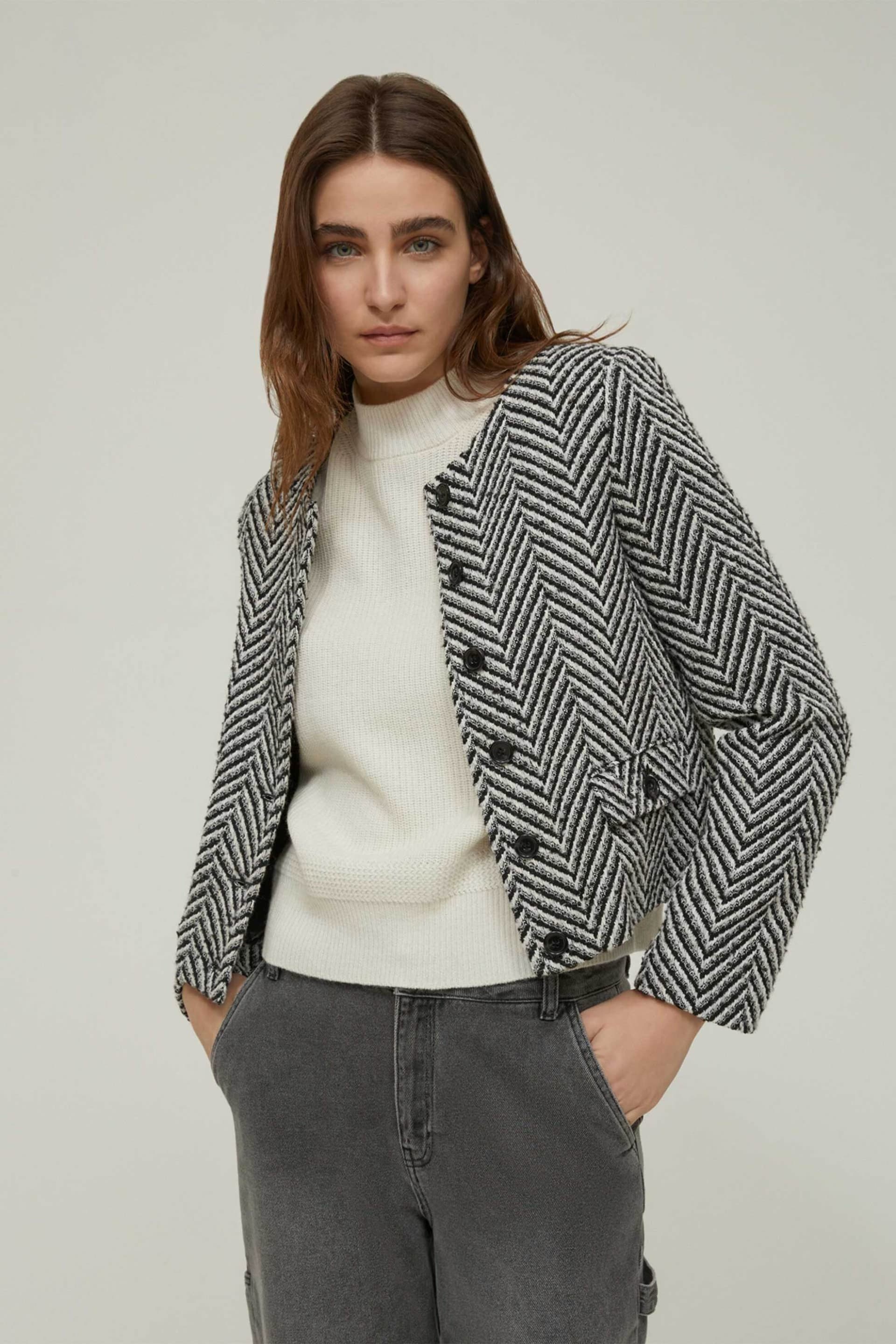 Pennyblack γυναικείο σακάκι με herringbone σχέδιο "Palio"