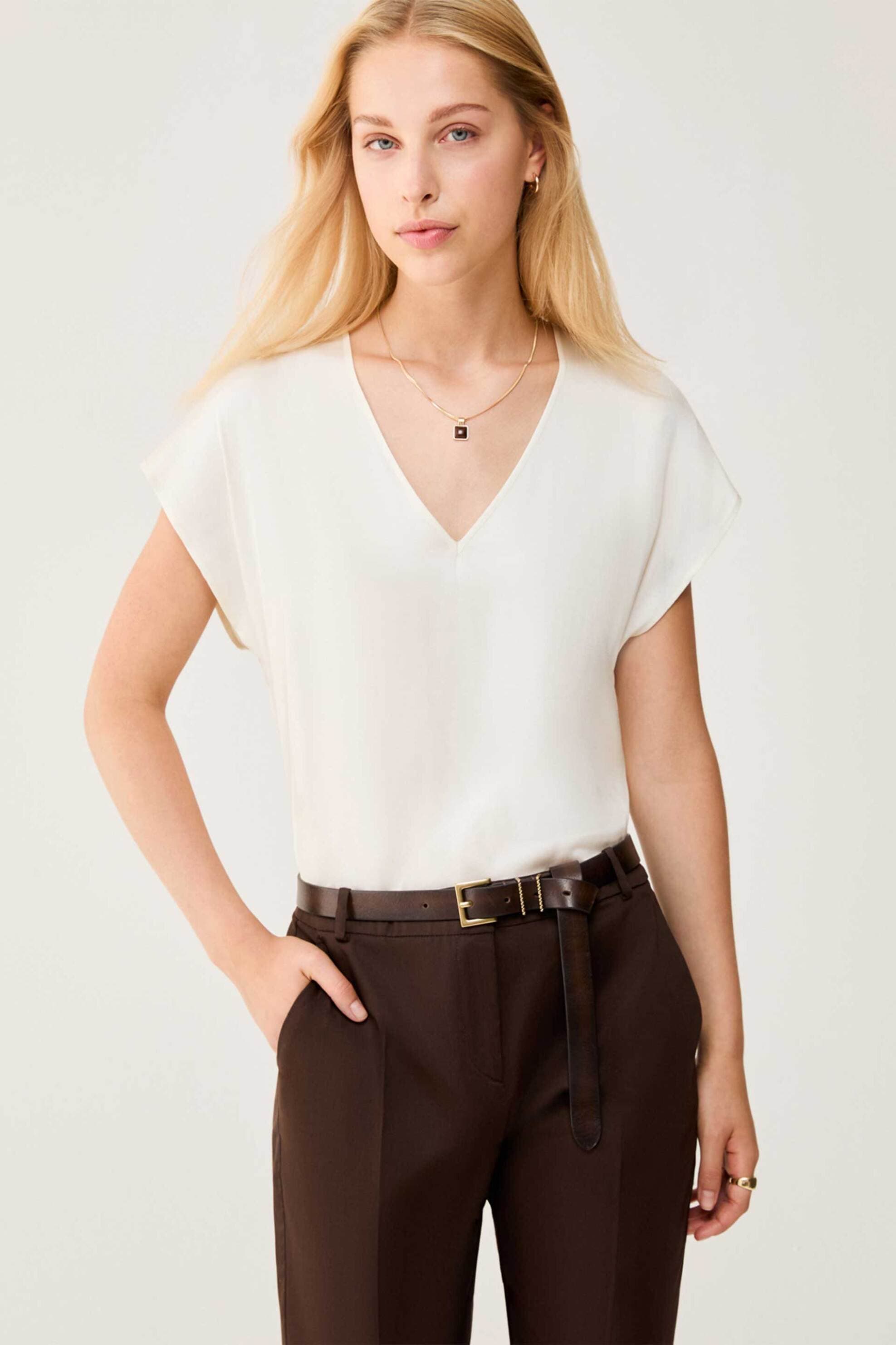 Pennyblack γυναικεία μπλούζα μονόχρωμη "Pbbchiffon"