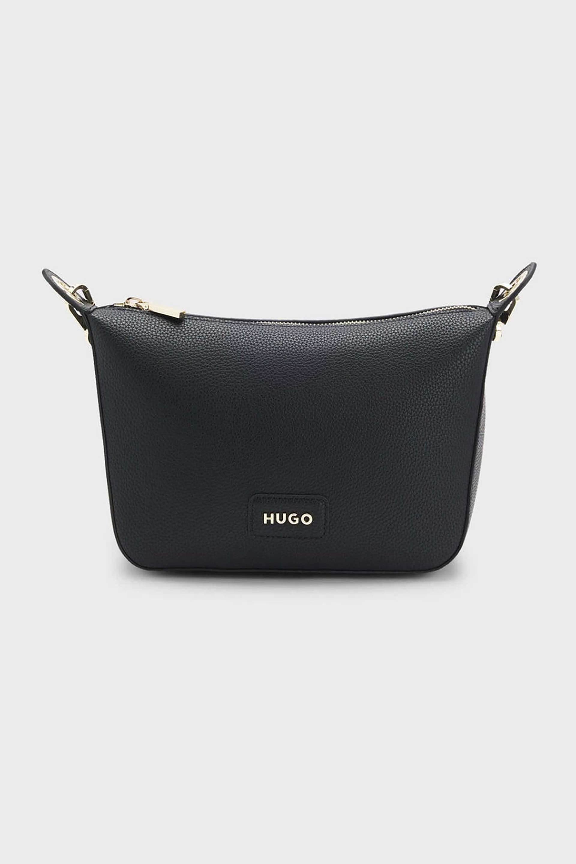 Hugo Boss γυναικεία τσάντα crossbody με μεταλλικό λογότυπο "Orin"