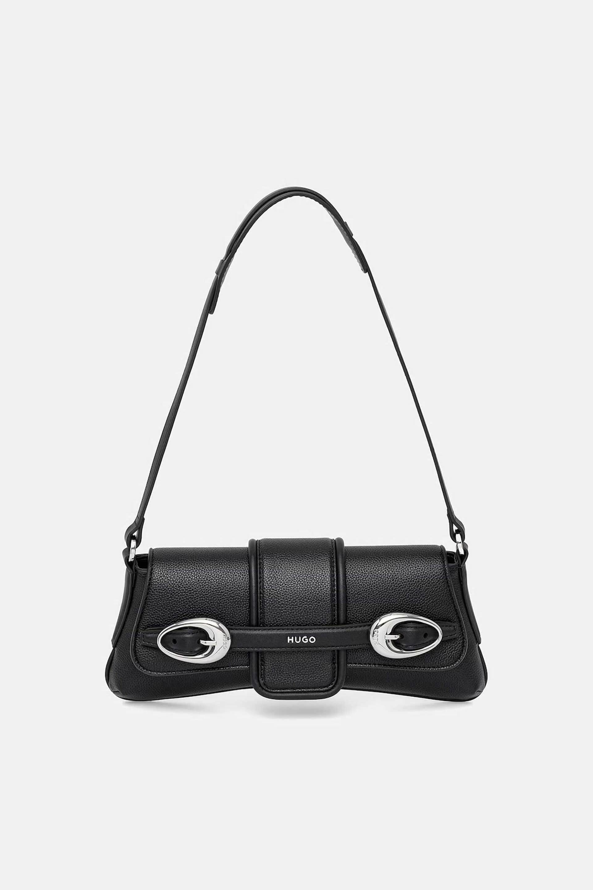 Hugo Boss γυναικεία τσάντα ώμου με μεταλλικό λογότυπο "Jaina" | ONE SIZE