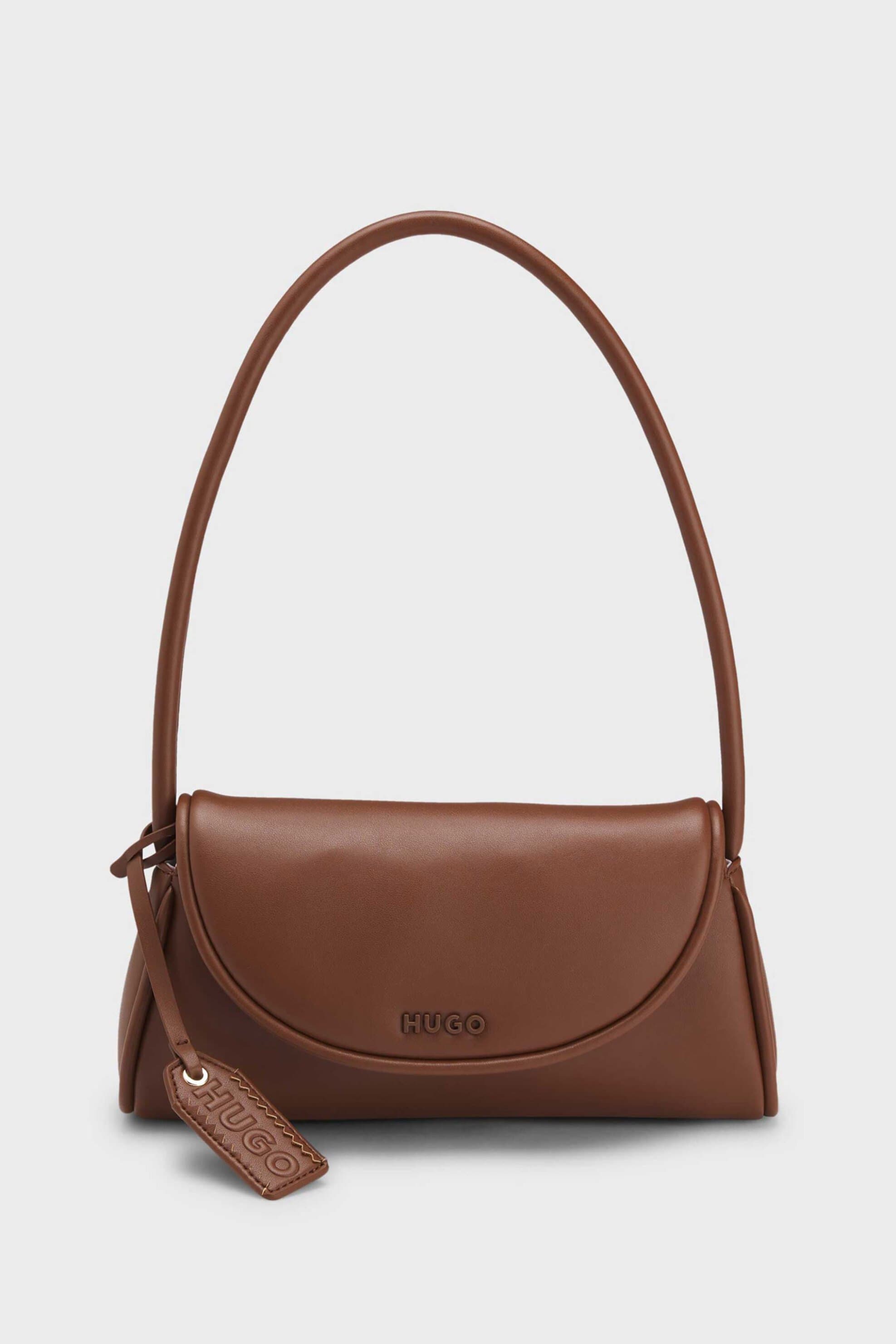 Hugo Boss γυναικεία τσάντα ώμου με ανάγλυφο λογότυπο "Jodi" | ONE SIZE