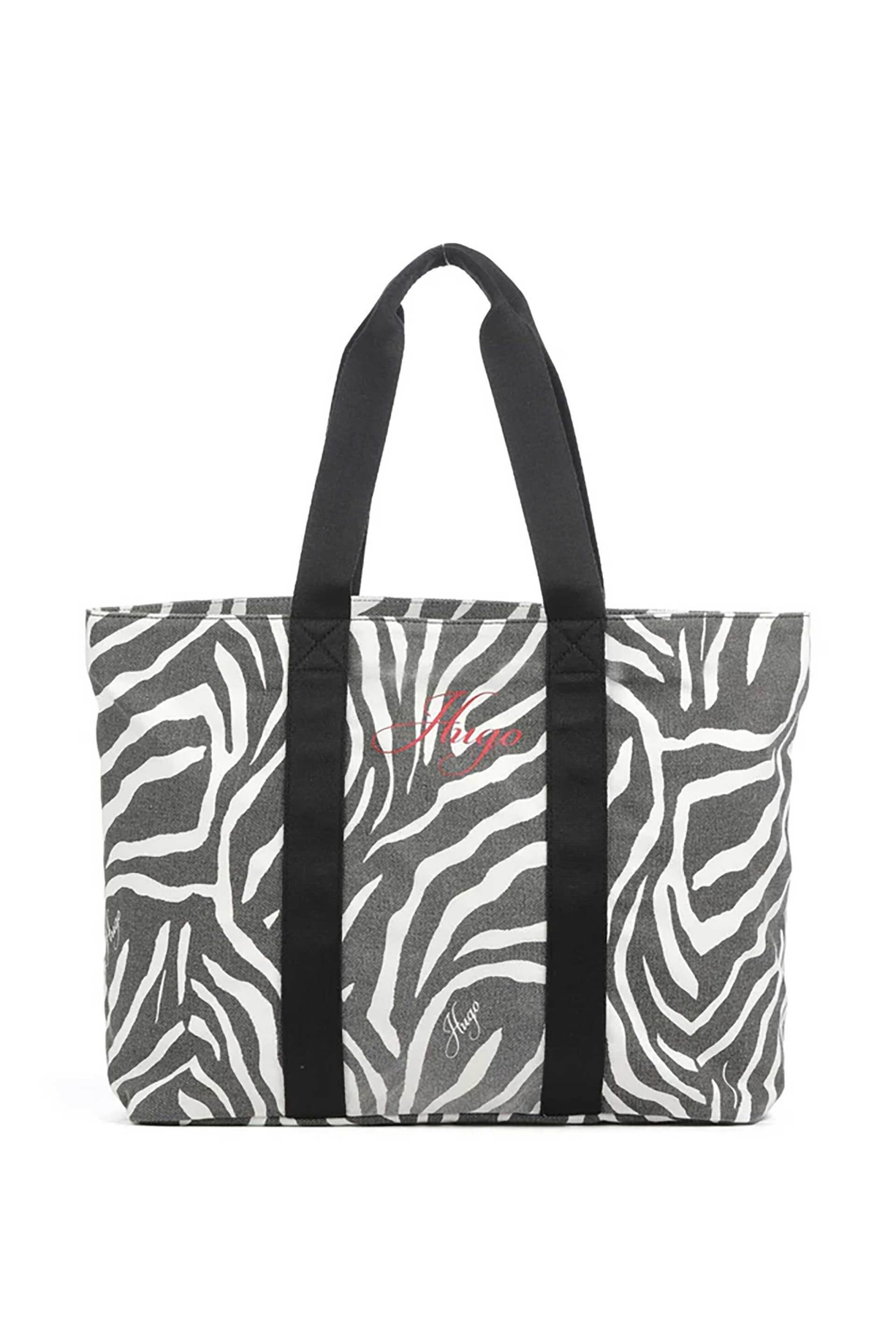 Hugo Boss γυναικεία τσάντα tote με animal print "Becky" | ONE SIZE