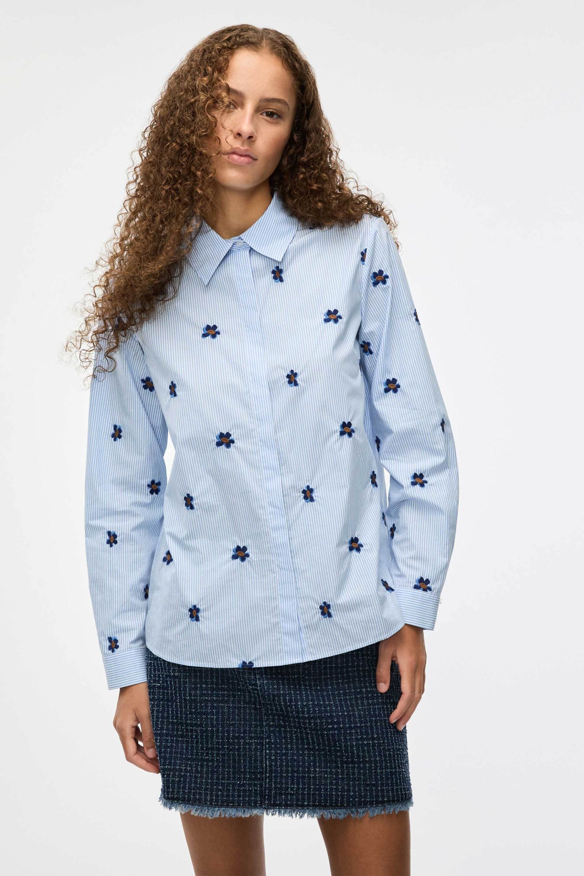 iBlues γυναικείο πουκάμισο με κέντημα "Iblbroncio"