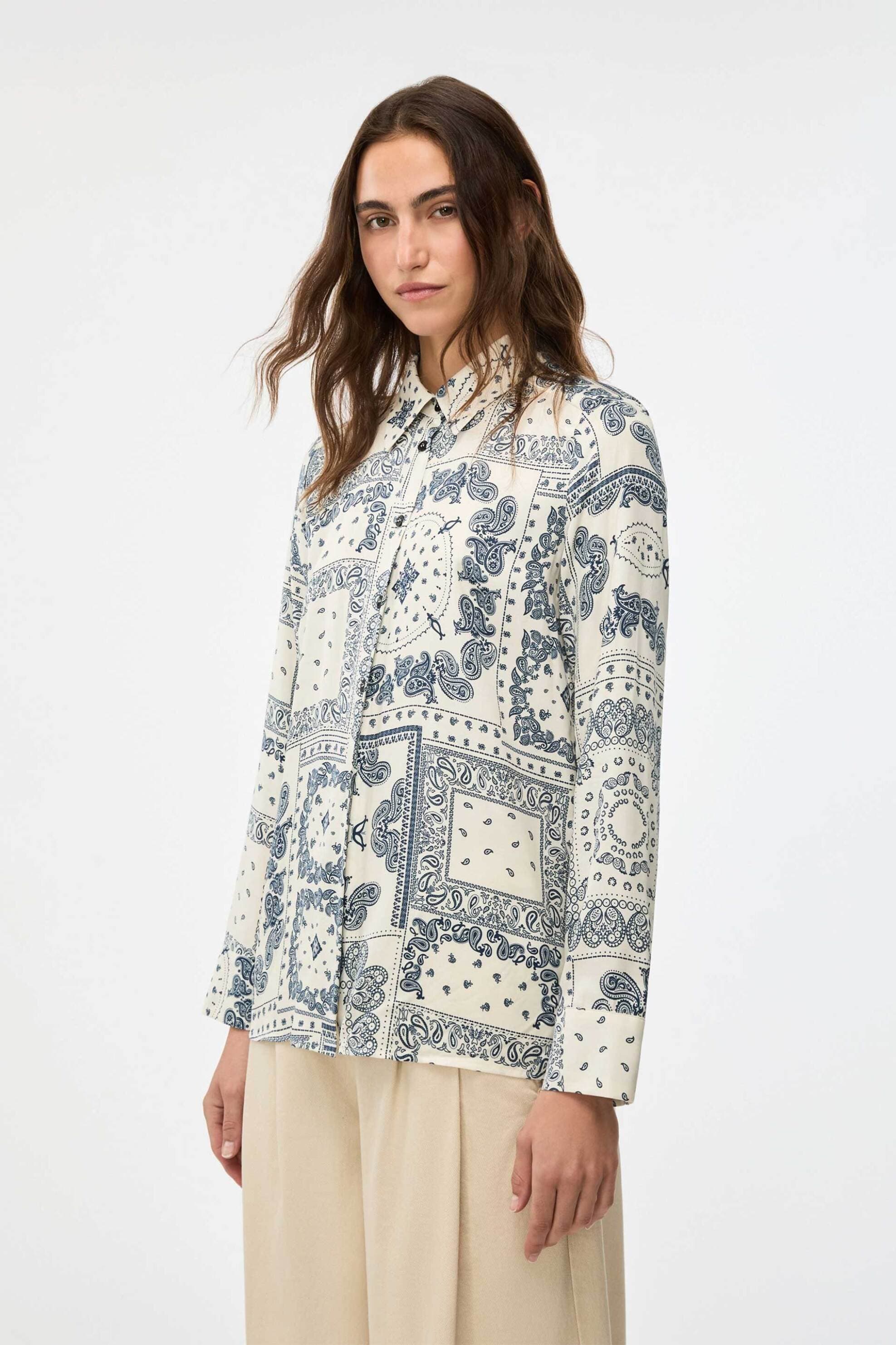 iBlues γυναικείο πουκάμισο με print "Ibleditto"