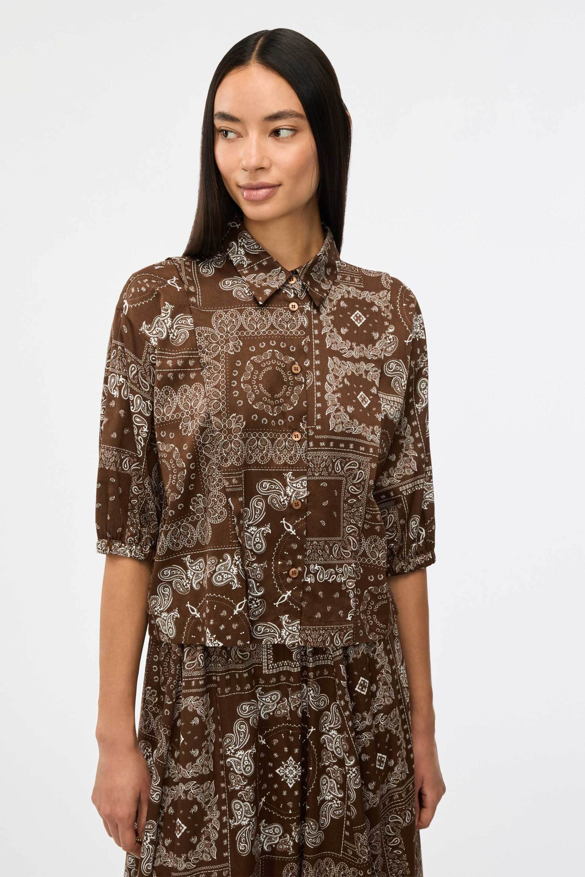 iBlues γυναικείο πουκάμισο με print "Iblabito"