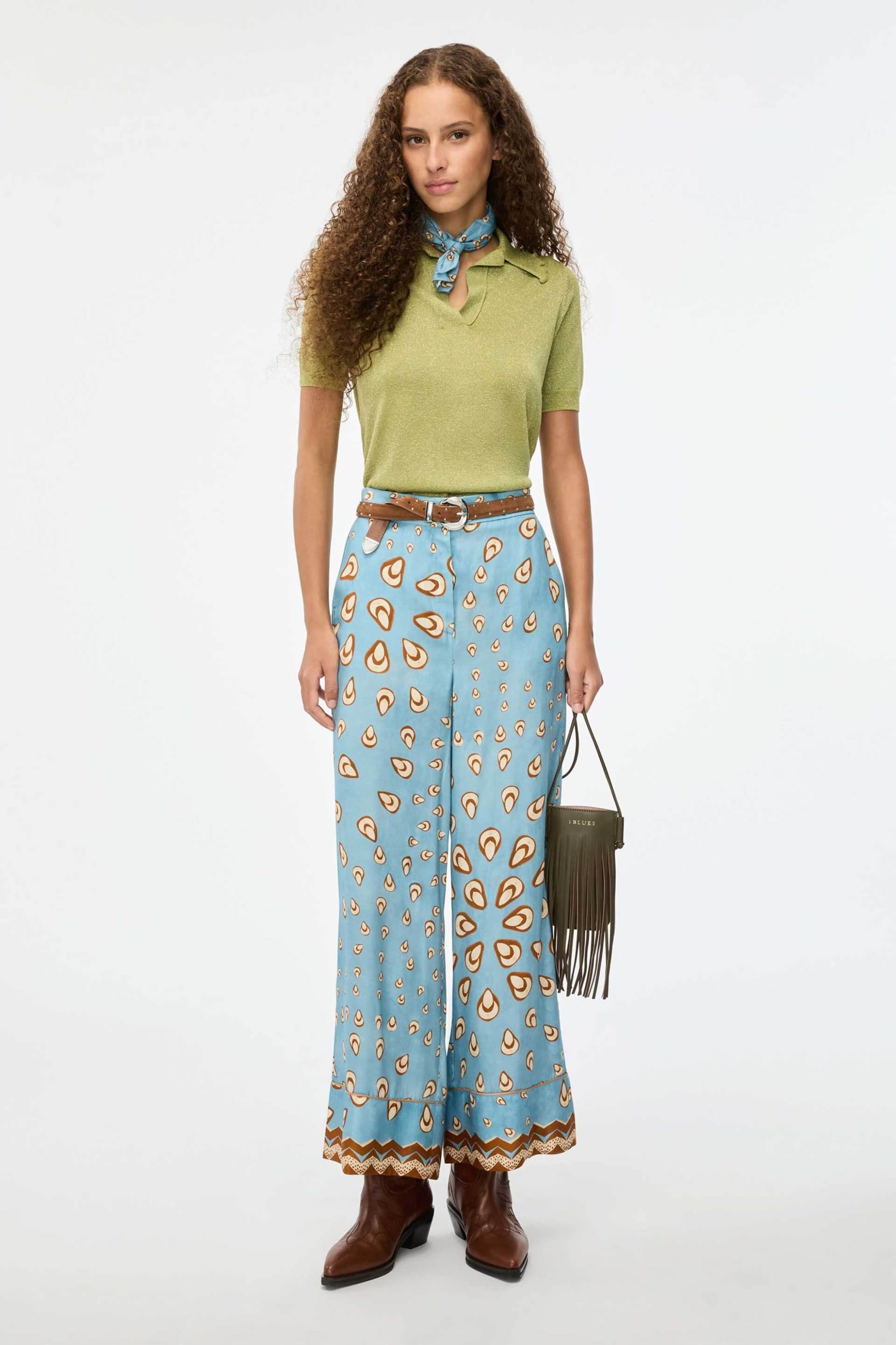 iBlues γυναικείο παντελόνι με print "Iblortensia"