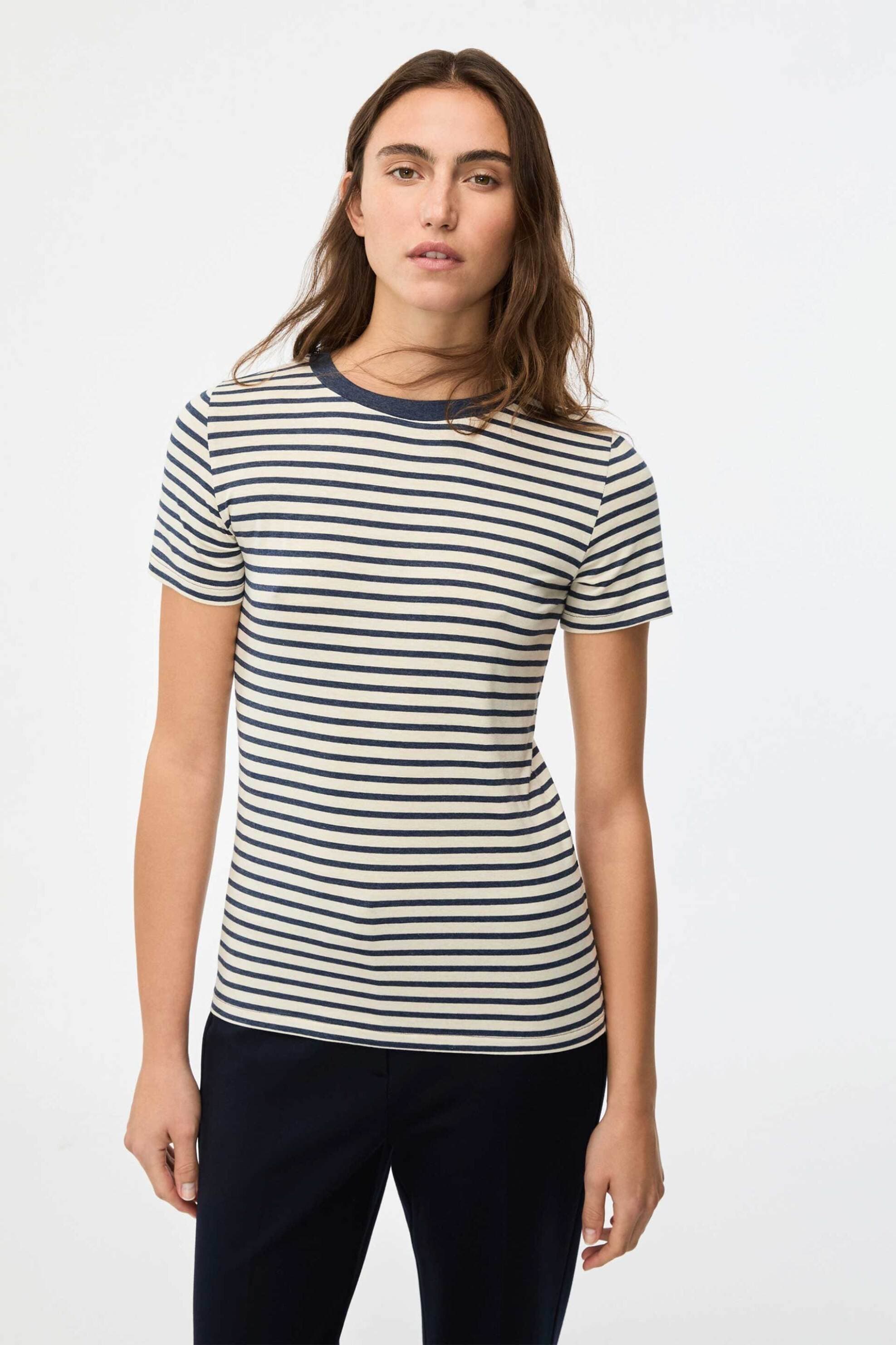 iBlues γυναικείο T-shirt με ριγέ σχέδιο "Iblfuxia"