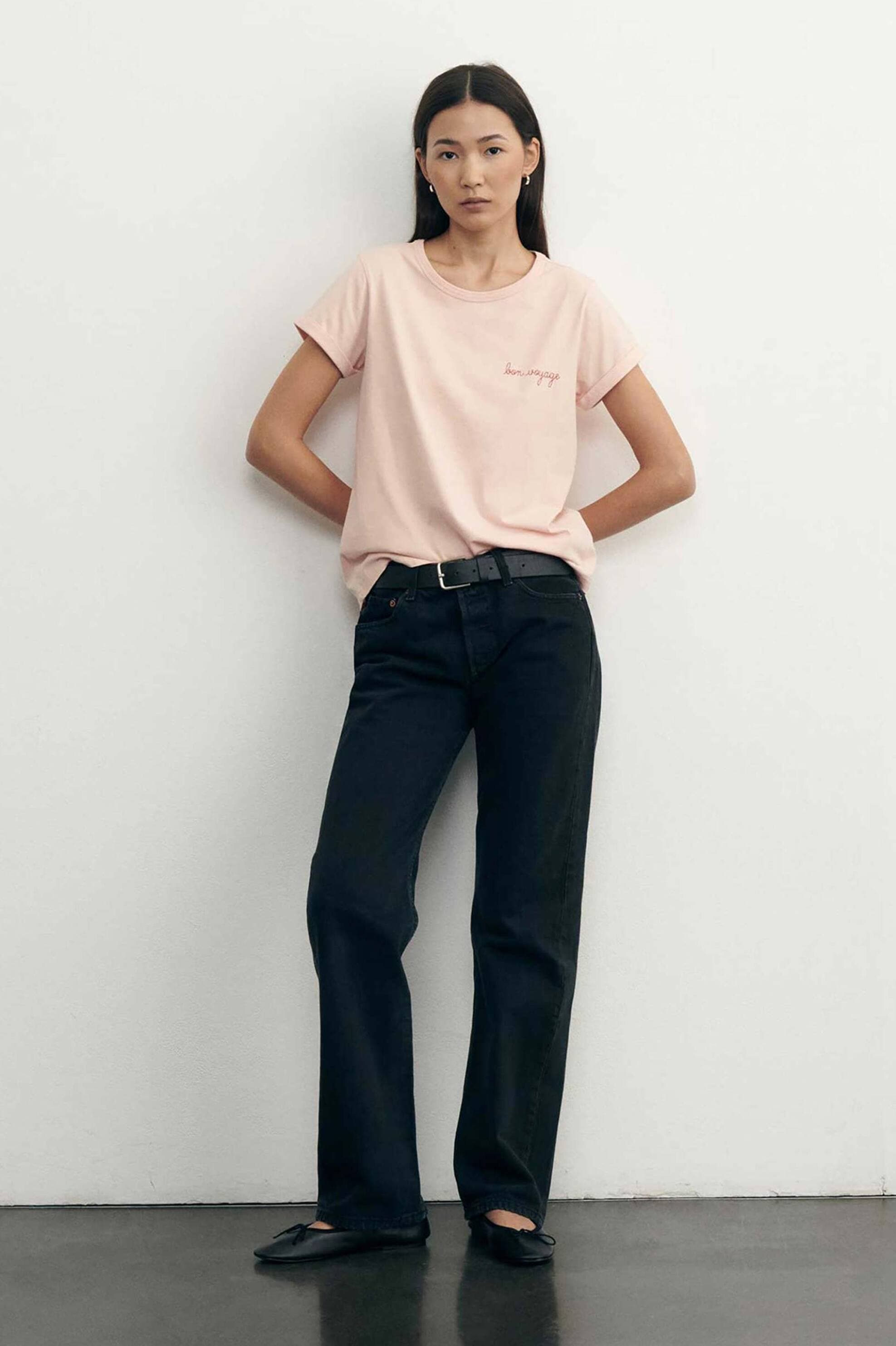 Maison Labiche γυναικείο T-shirt Slim Fit "Bon Voyage Poitou" | XS