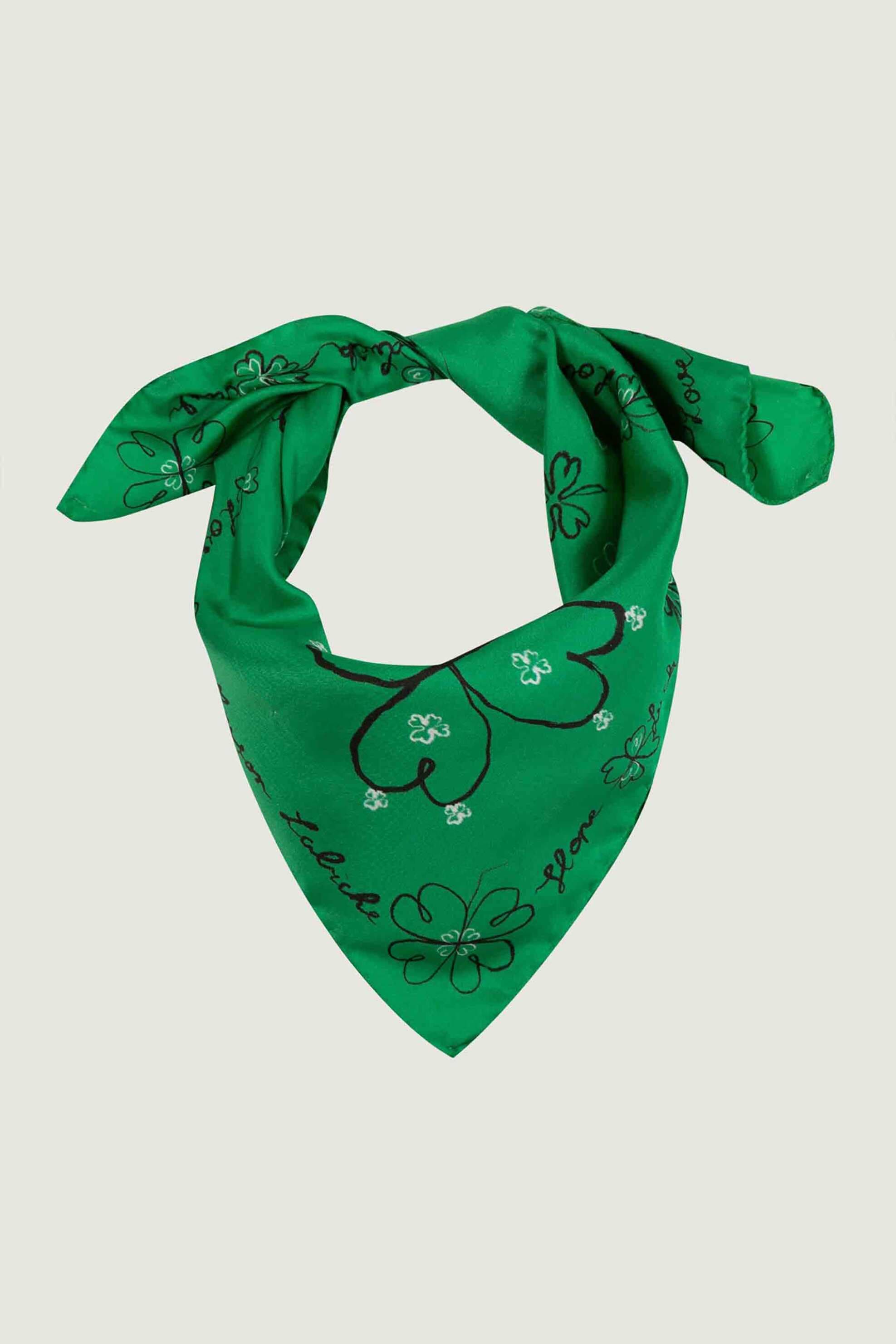 Maison Labiche γυναικείο φουλάρι με all-over print "Clover" | ONE SIZE