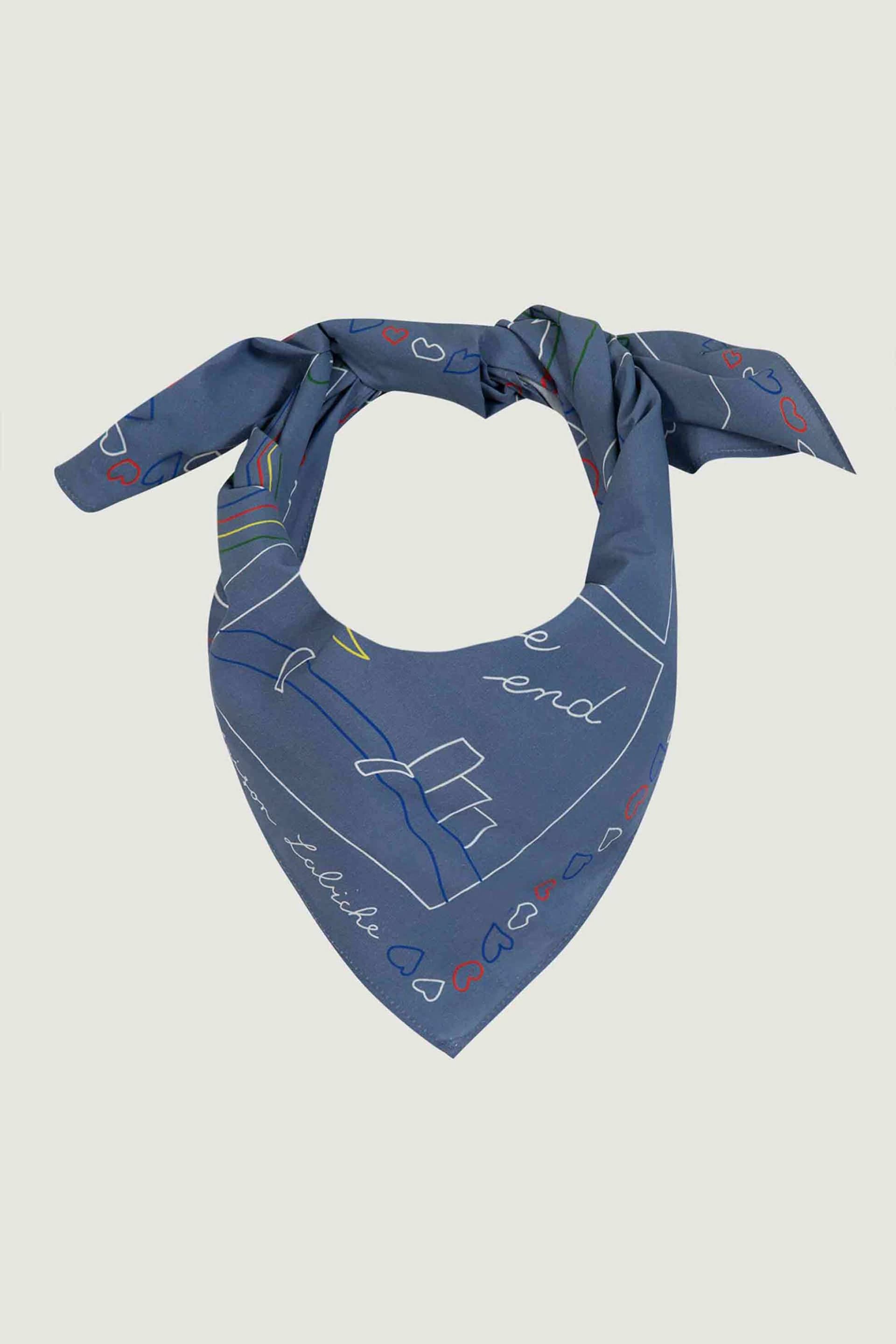 Maison Labiche γυναικείο φουλάρι με all-over print "Croco Crush" | ONE SIZE