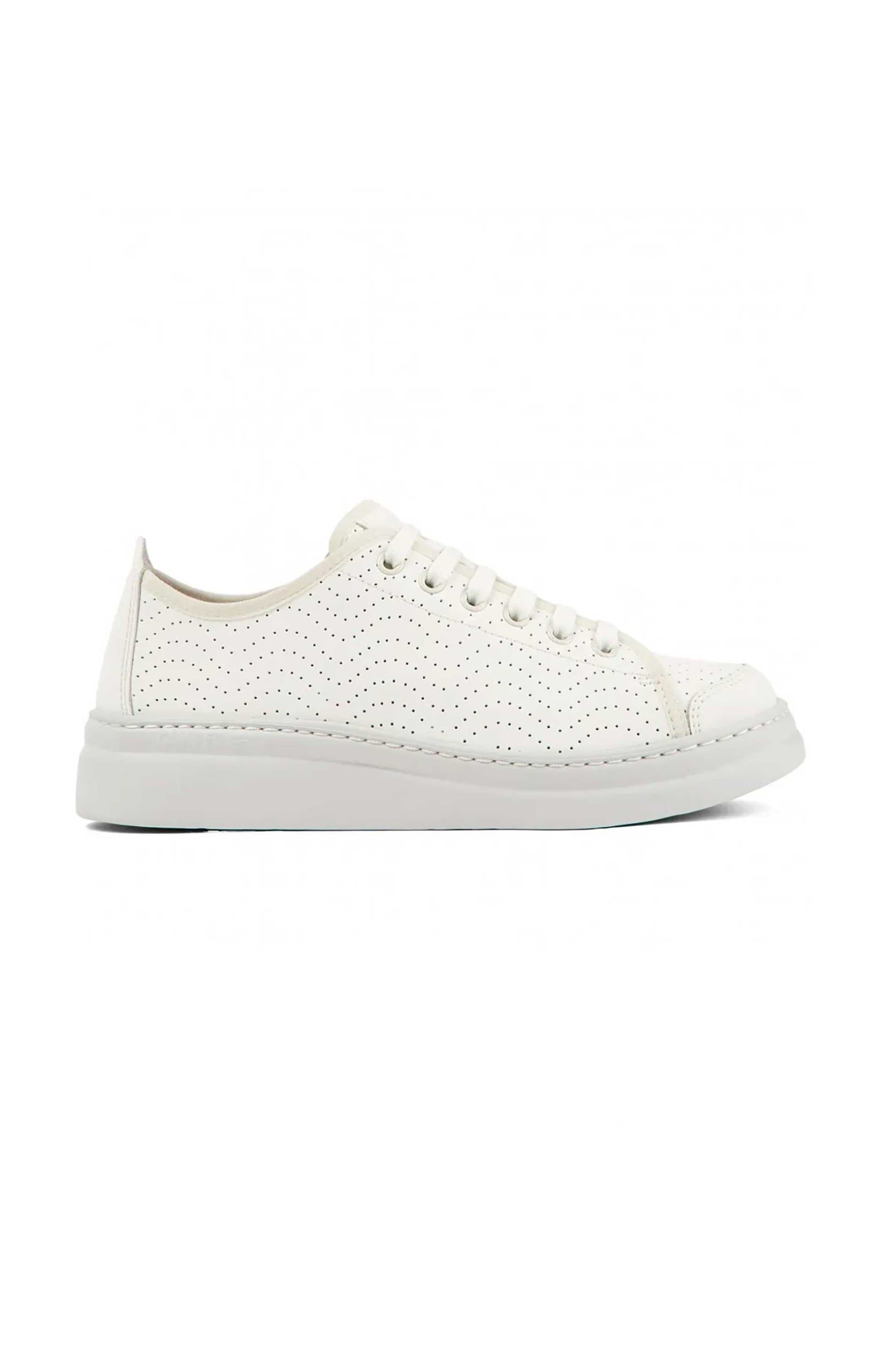 Camper γυναικεία δερμάτινα sneakers μονόχρωμα με διάτρητο σχέδιο "Runner Up" | 37