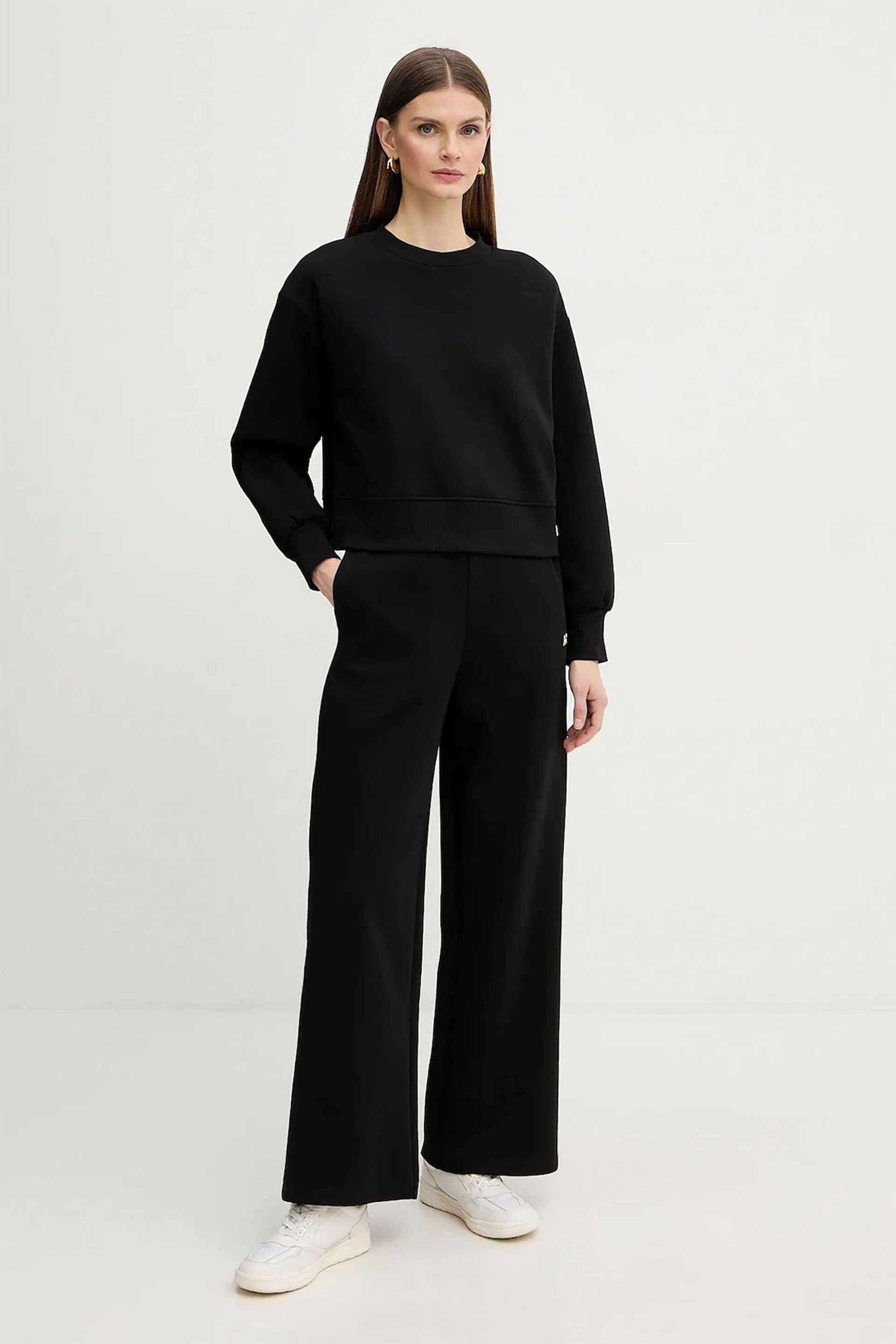 Armani Exchange γυναικείο παντελόνι φόρμας με monogram Regular Fit