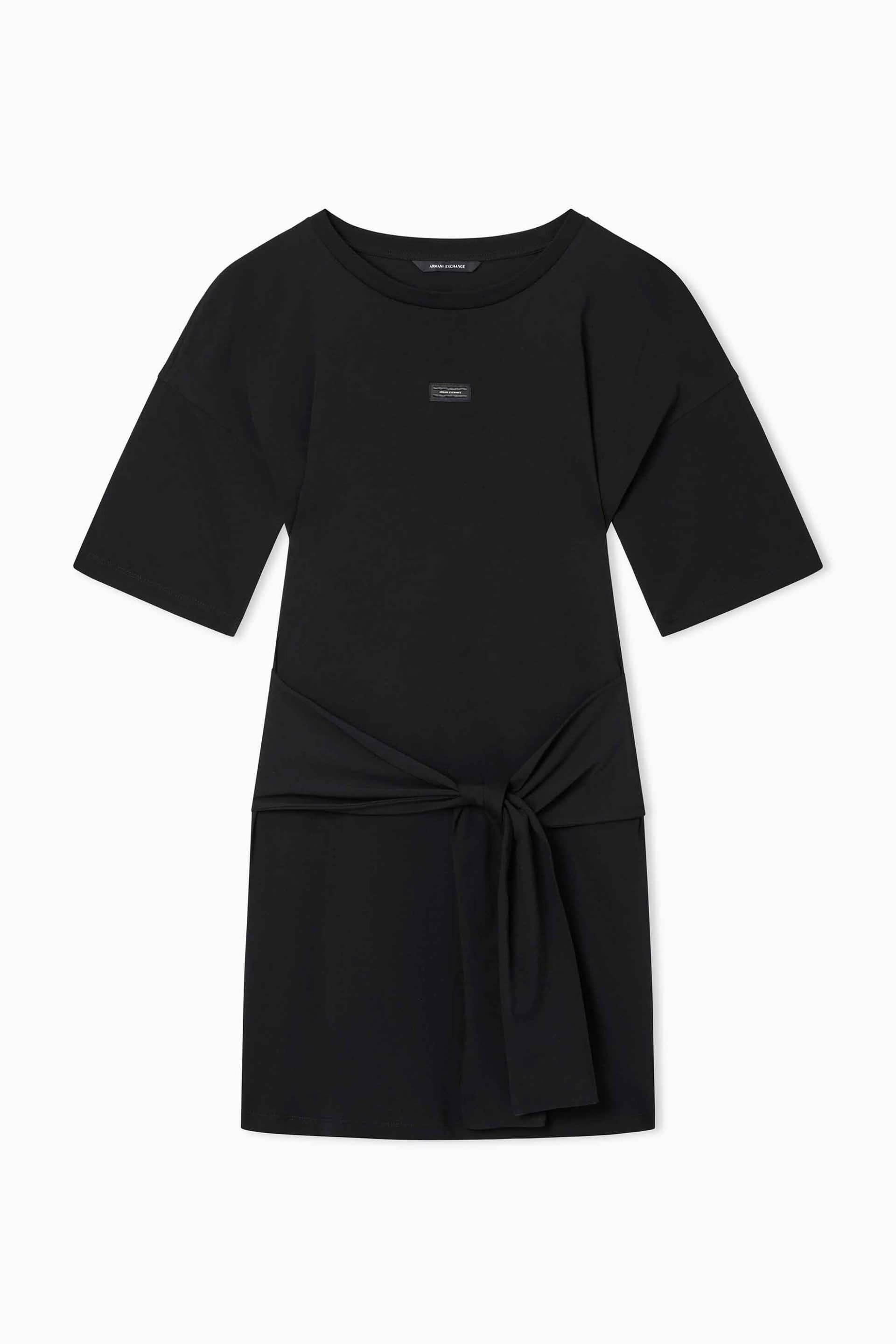 Armani Exchange γυναικείο mini φόρεμα με λογότυπο και ζώνη