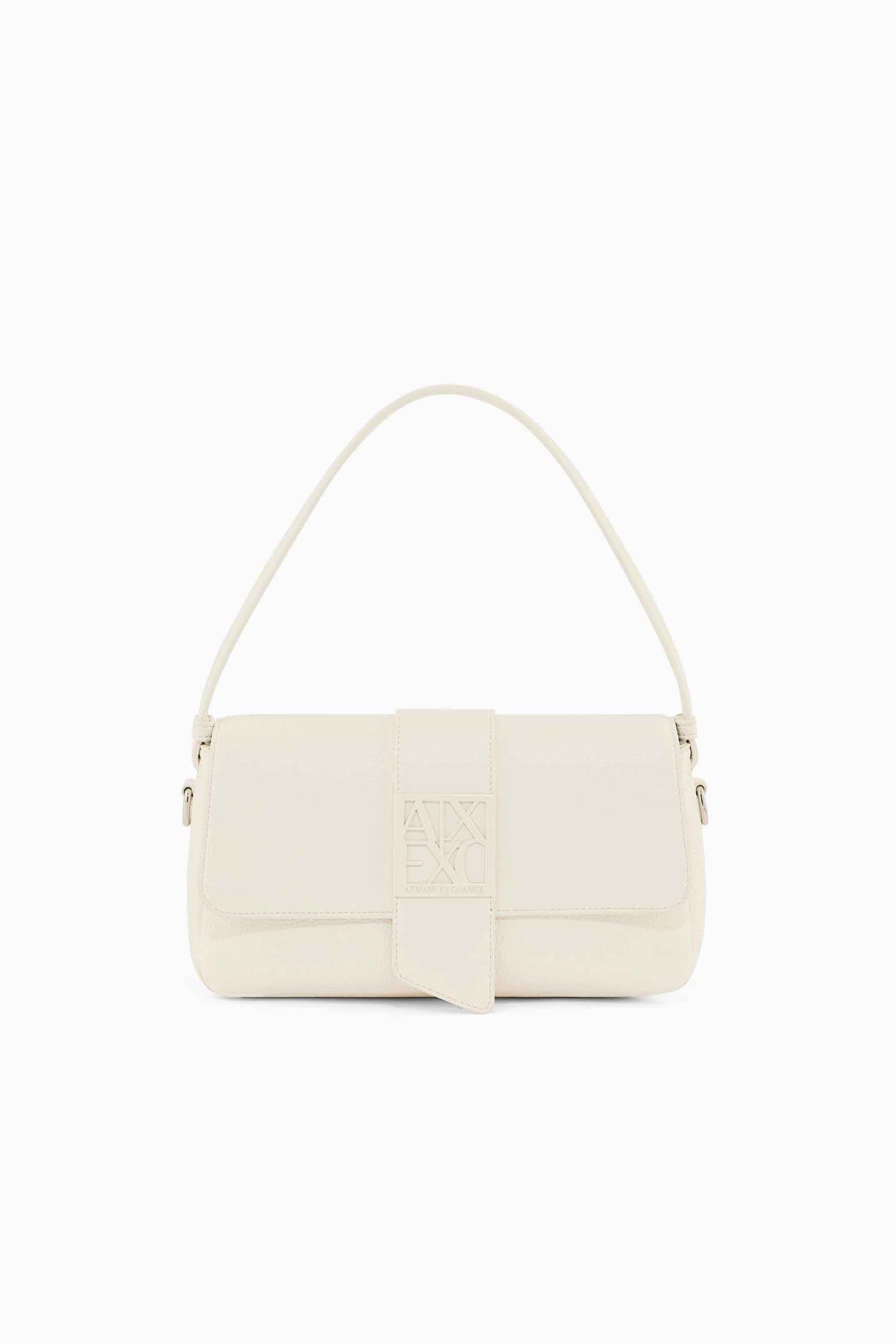 Armani Exchange γυναικεία τσάντα ώμου με ανάγλυφο λογότυπο | ONE SIZE