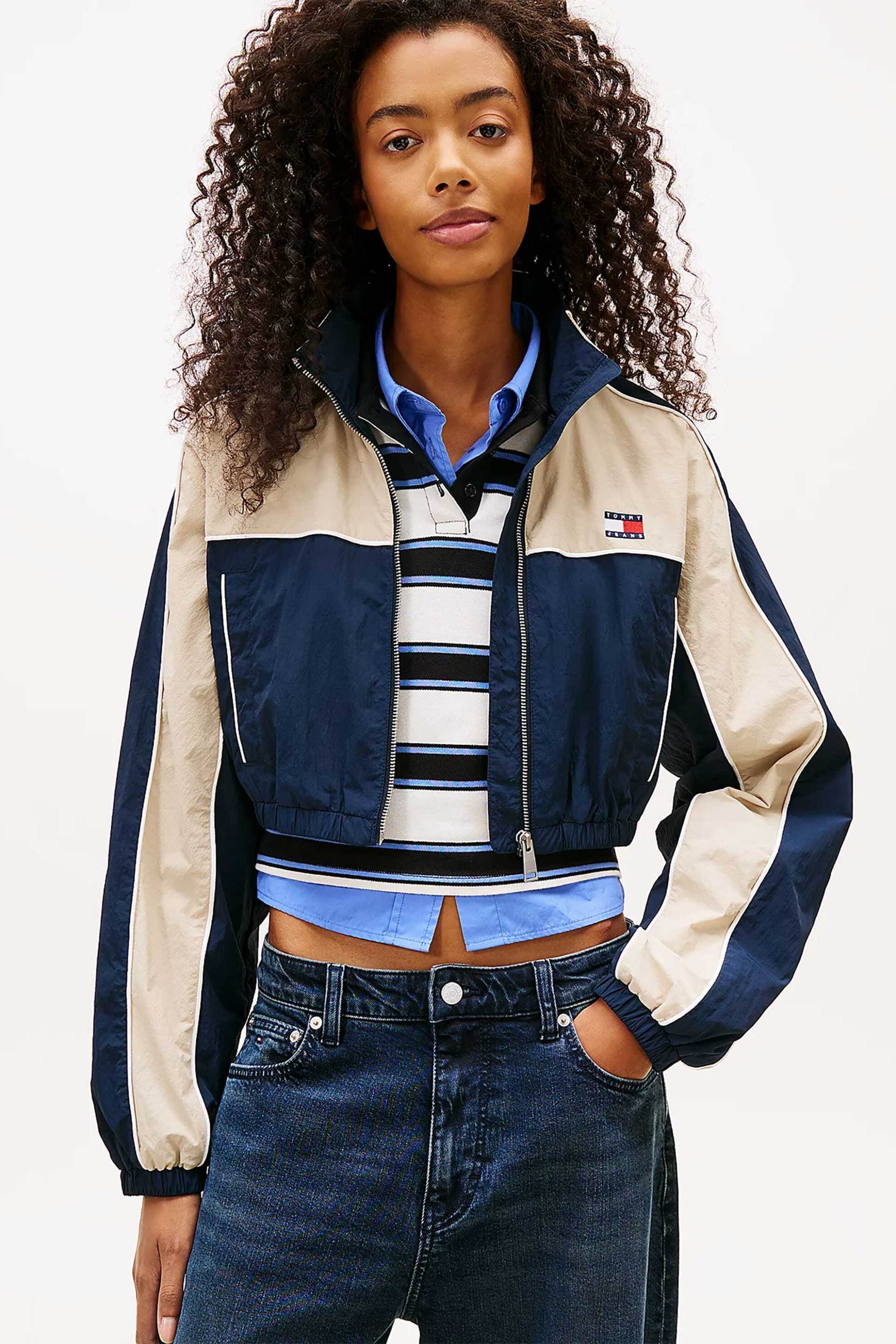 Tommy Jeans γυναικείο jacket colour-blocked με λογότυπο Regular Fit