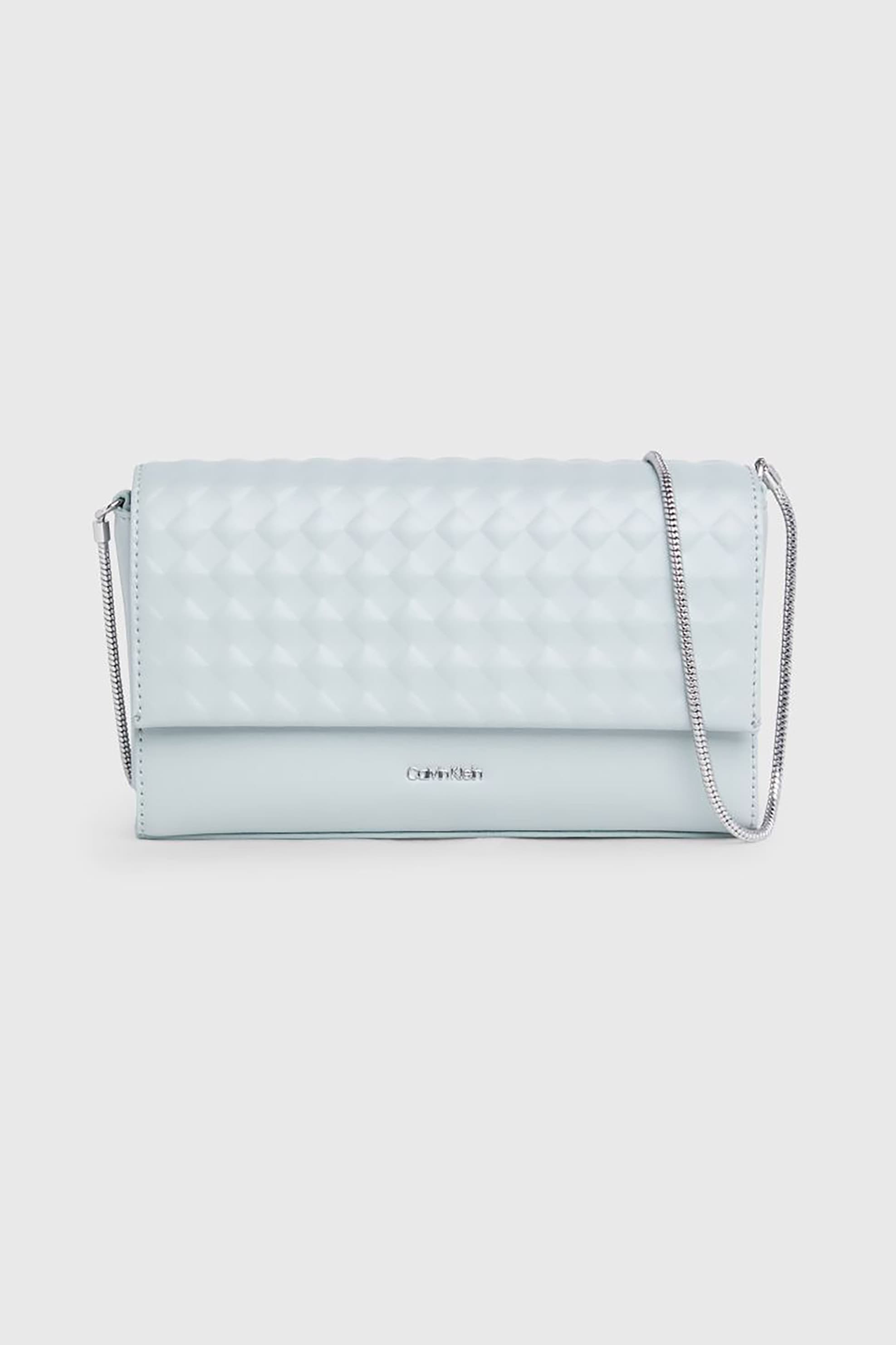 CK Jeans γυναικεία τσάντα crossbody με ανάγλυφο σχέδιο και μεταλλικό logo | ONE SIZE