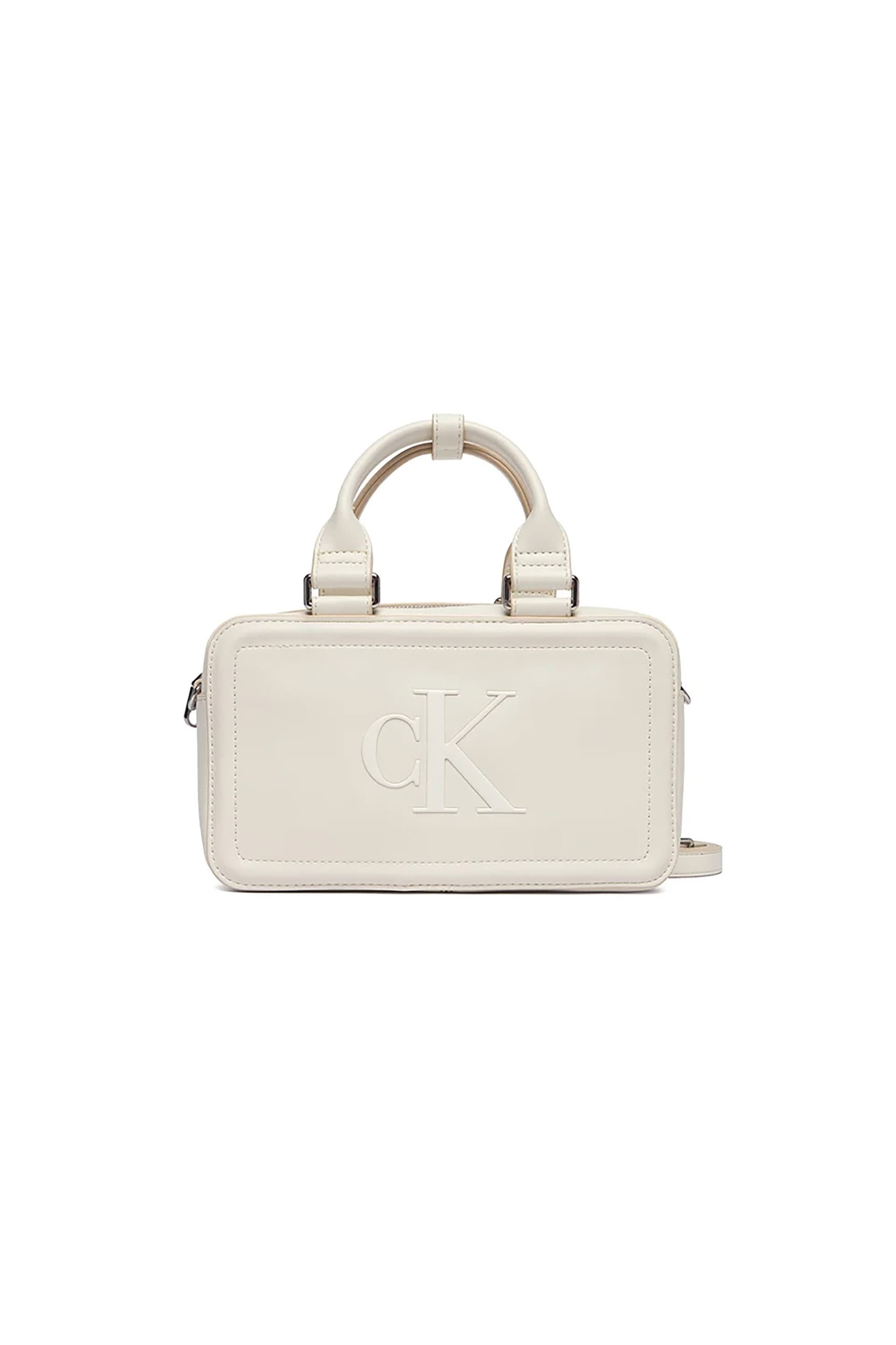 Calvin Klein Jeans γυναικεία τσάντα χειρός με ανάγλυφο μονόγραμμα | ONE SIZE