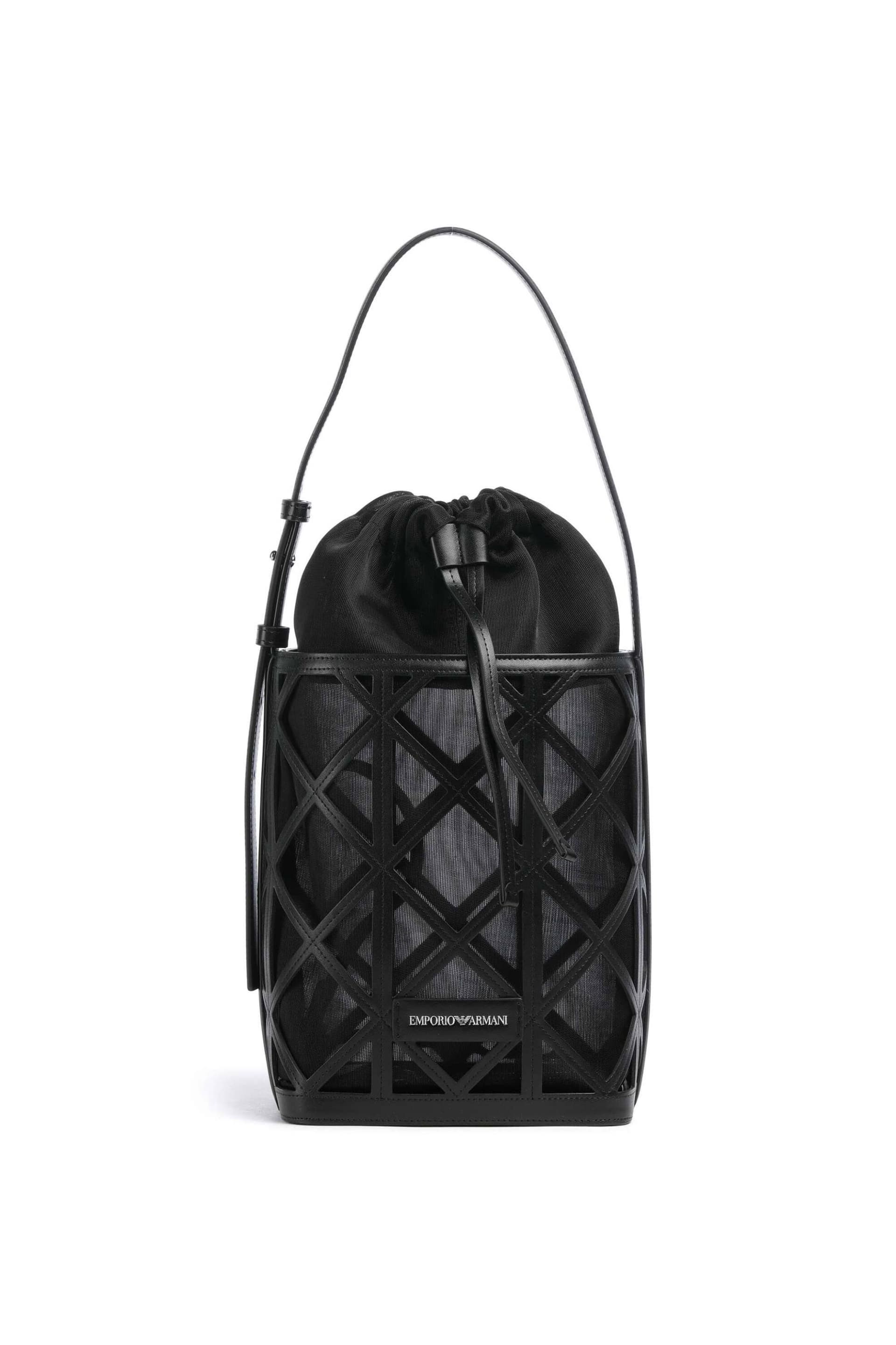 Emporio Armani γυναικεία τσάντα bucket με λογότυπο (M)