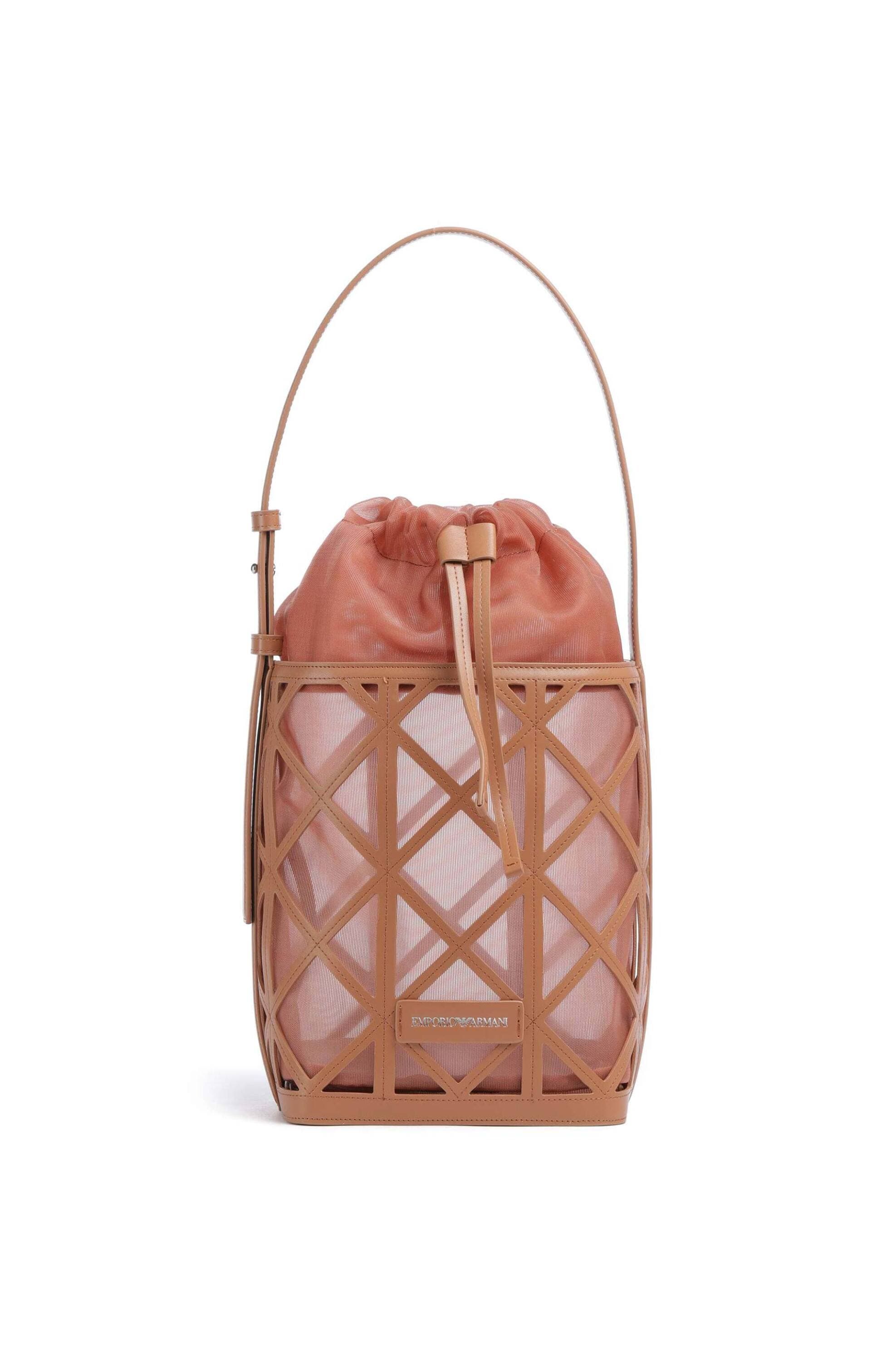 Emporio Armani γυναικεία τσάντα bucket με λογότυπο (M)