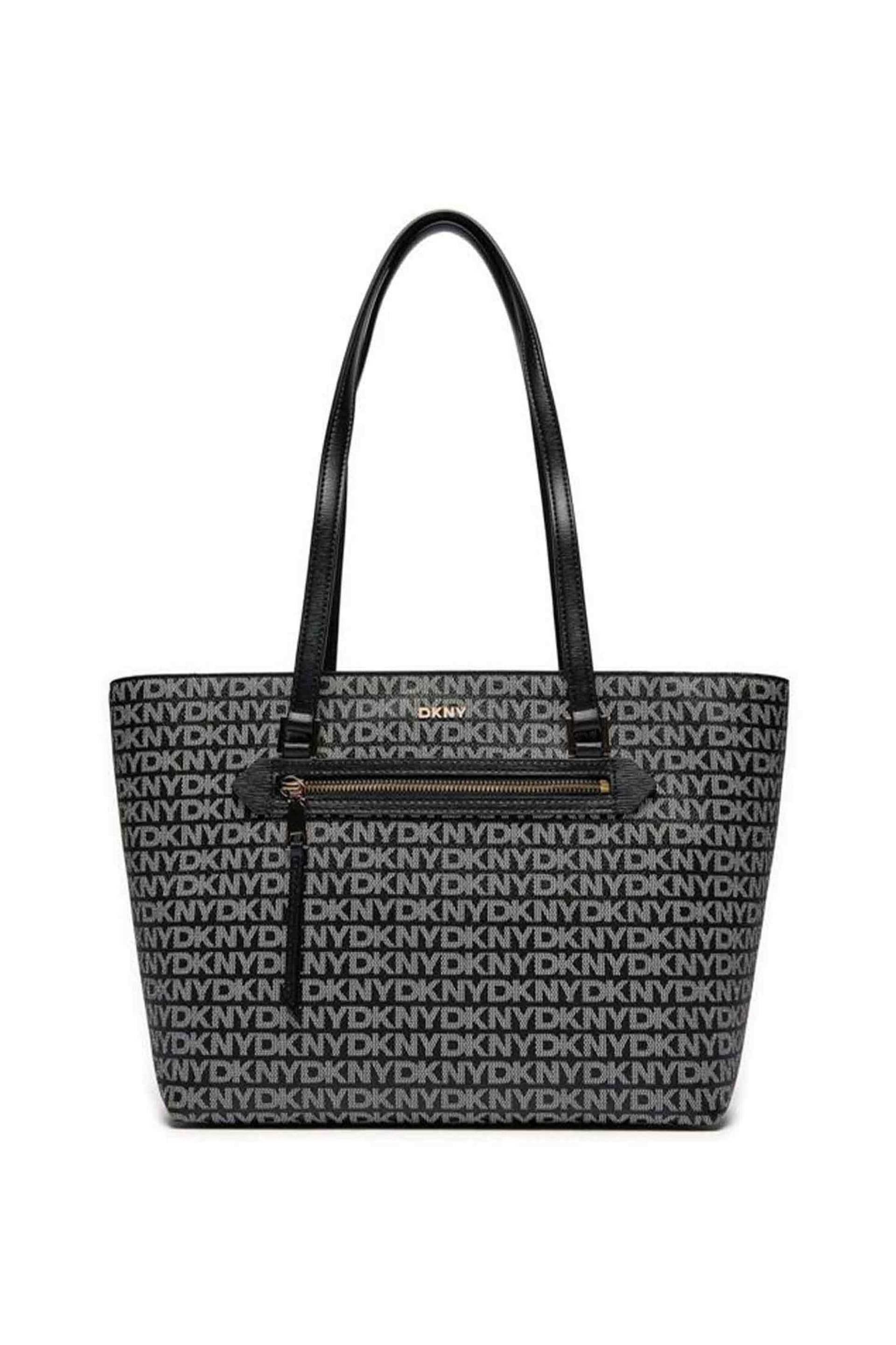 DKNY γυναικεία τσάντα ώμου με all-over monogram "Bryant" | ONE SIZE